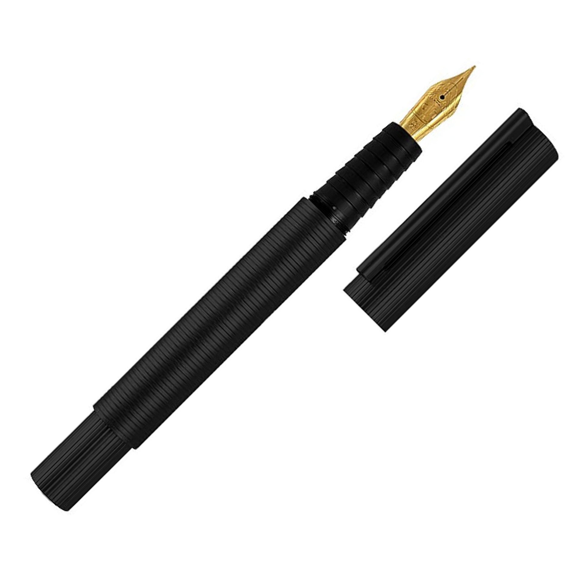 design08 Black PVD Fountain Pen