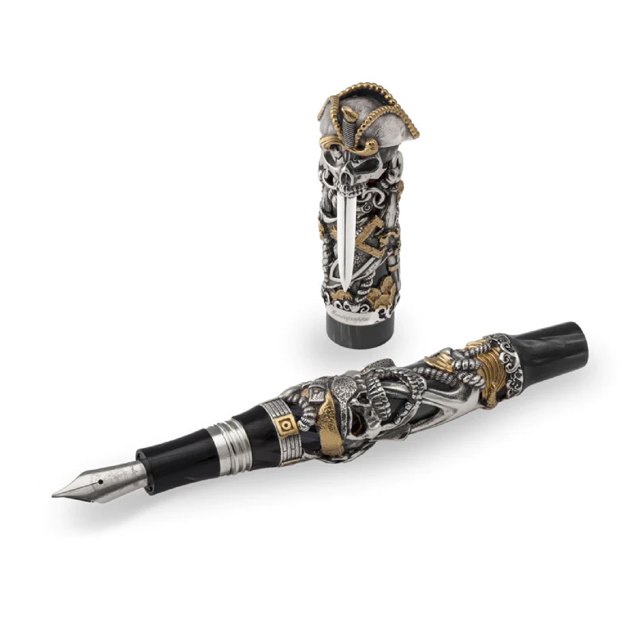 MONTEGRAPPA Pirates Silver Limited Edition Fountain Pen