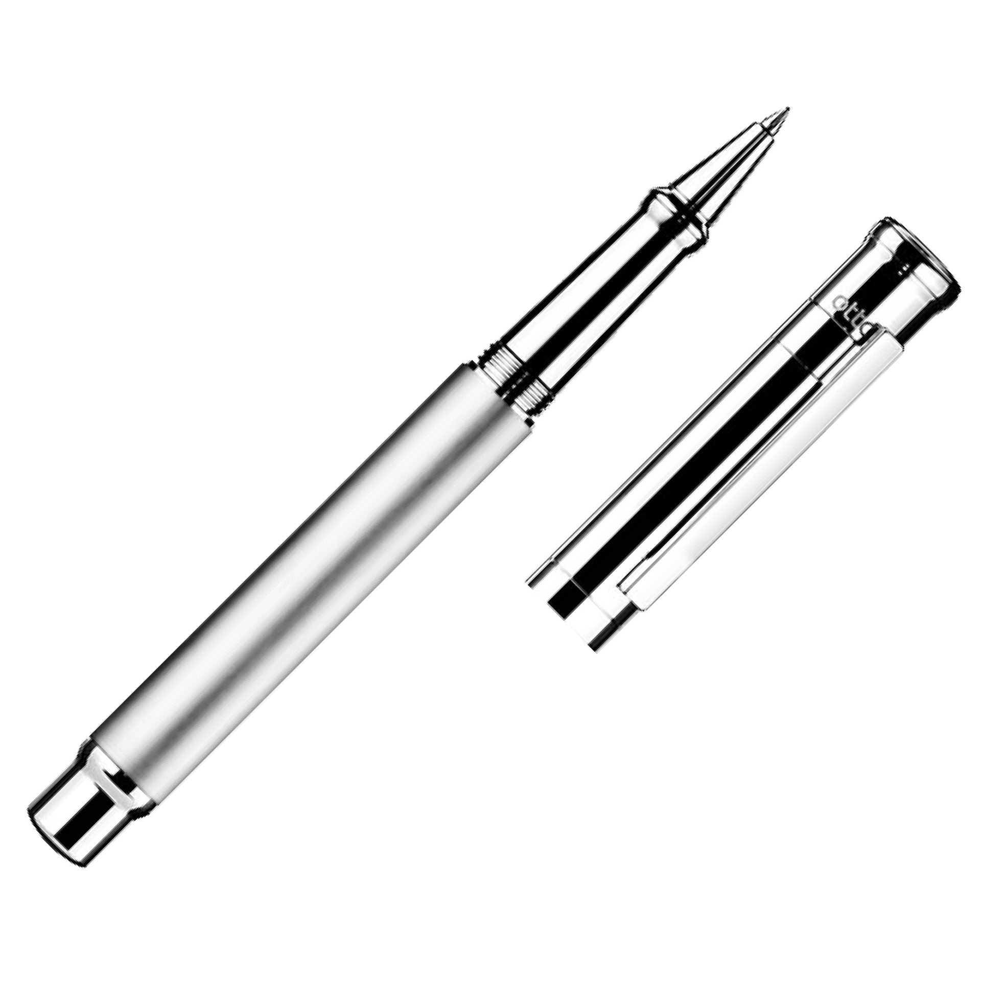 design04 Matt Platinum Rollerball