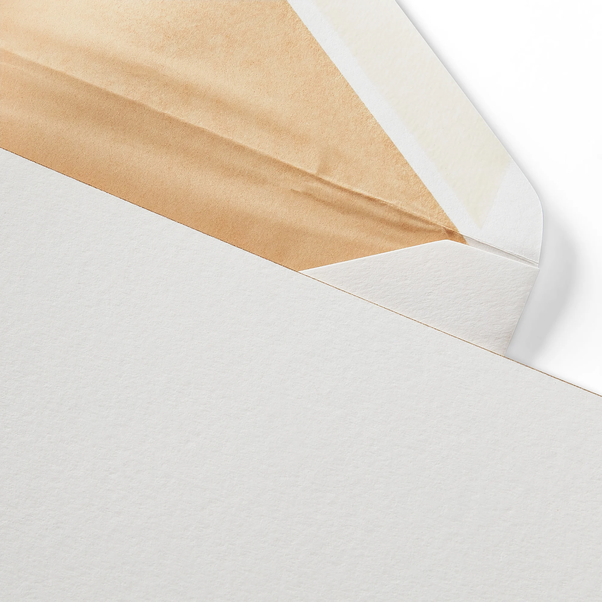Bordered Correspondence Cards Gold