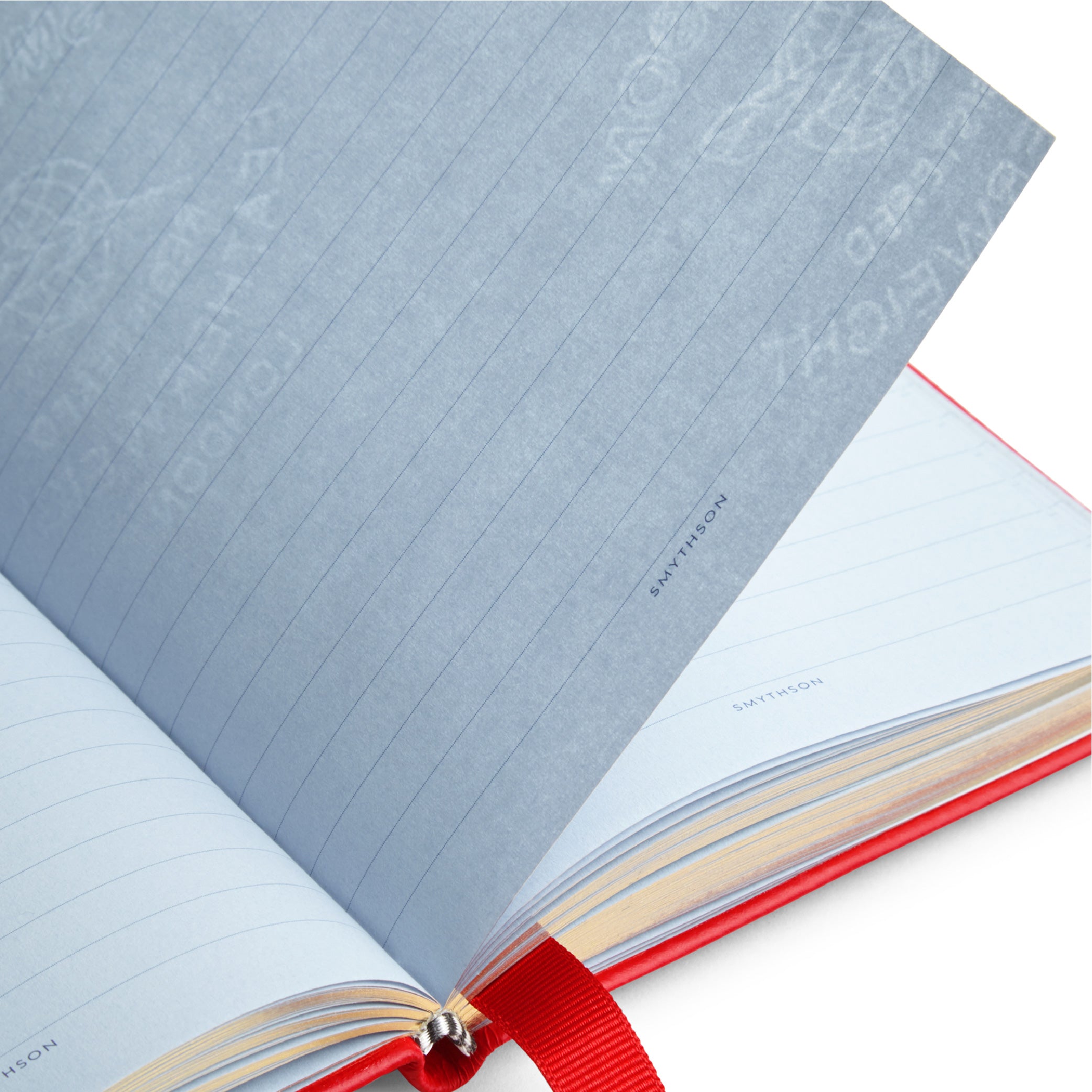 Chelsea Notebook in Scarlet Red Panama