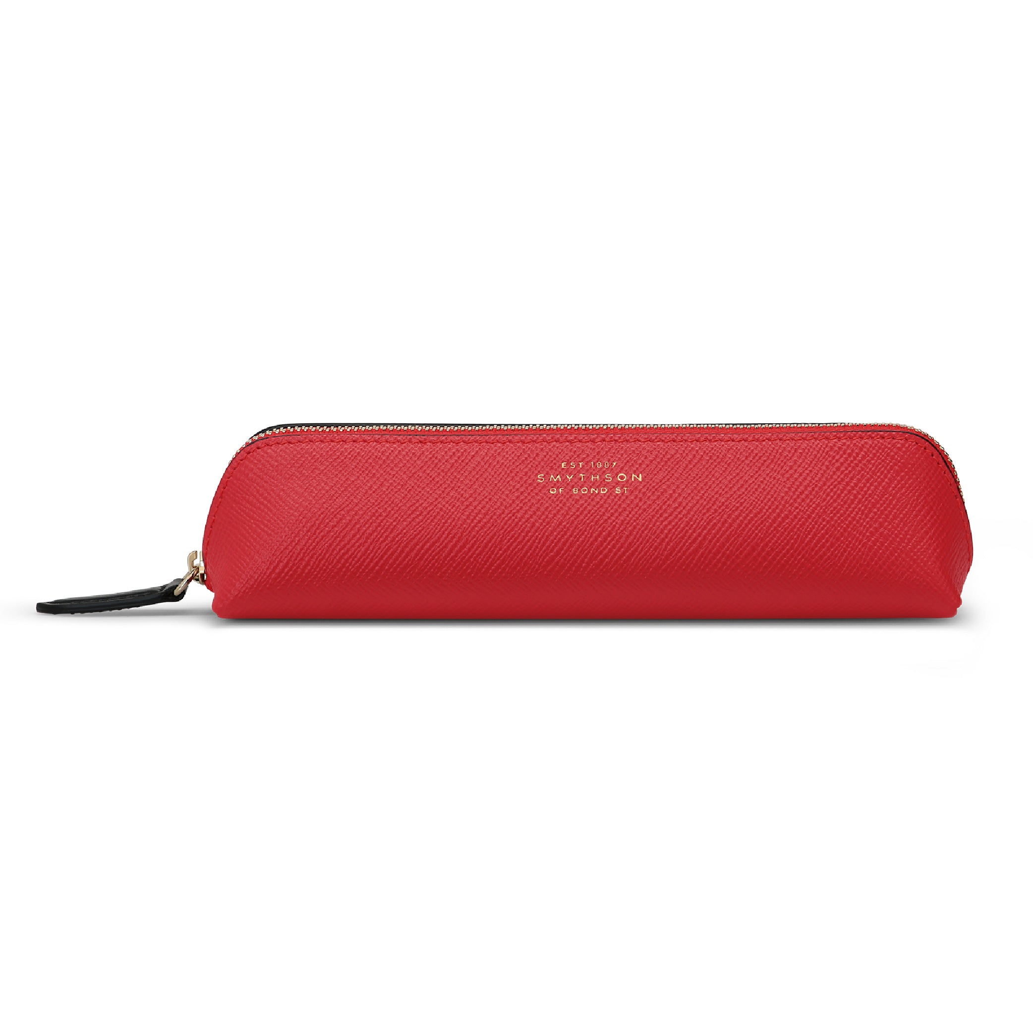 Pencil Case in Scarlet Red Panama