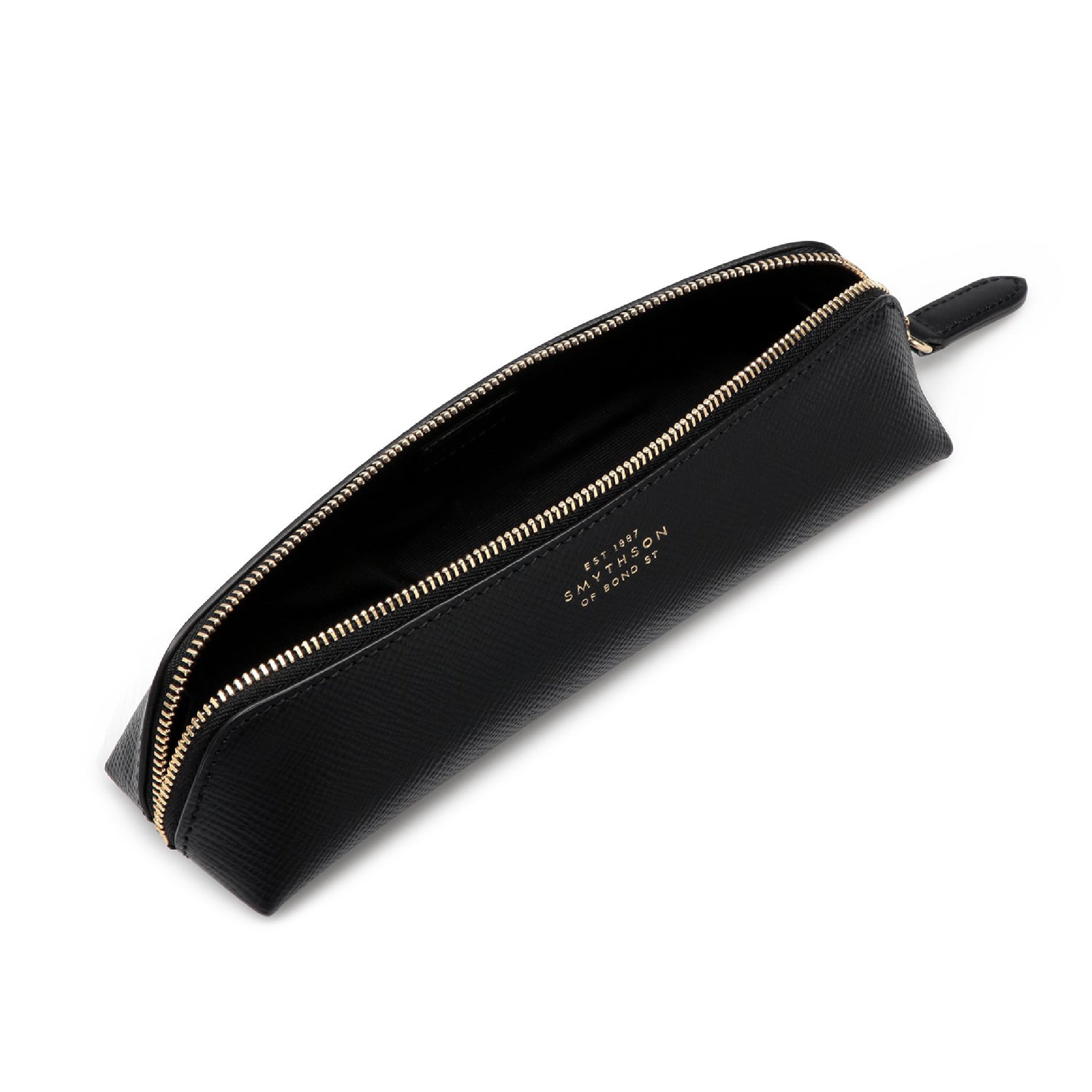 Pencil Case in Black Panama