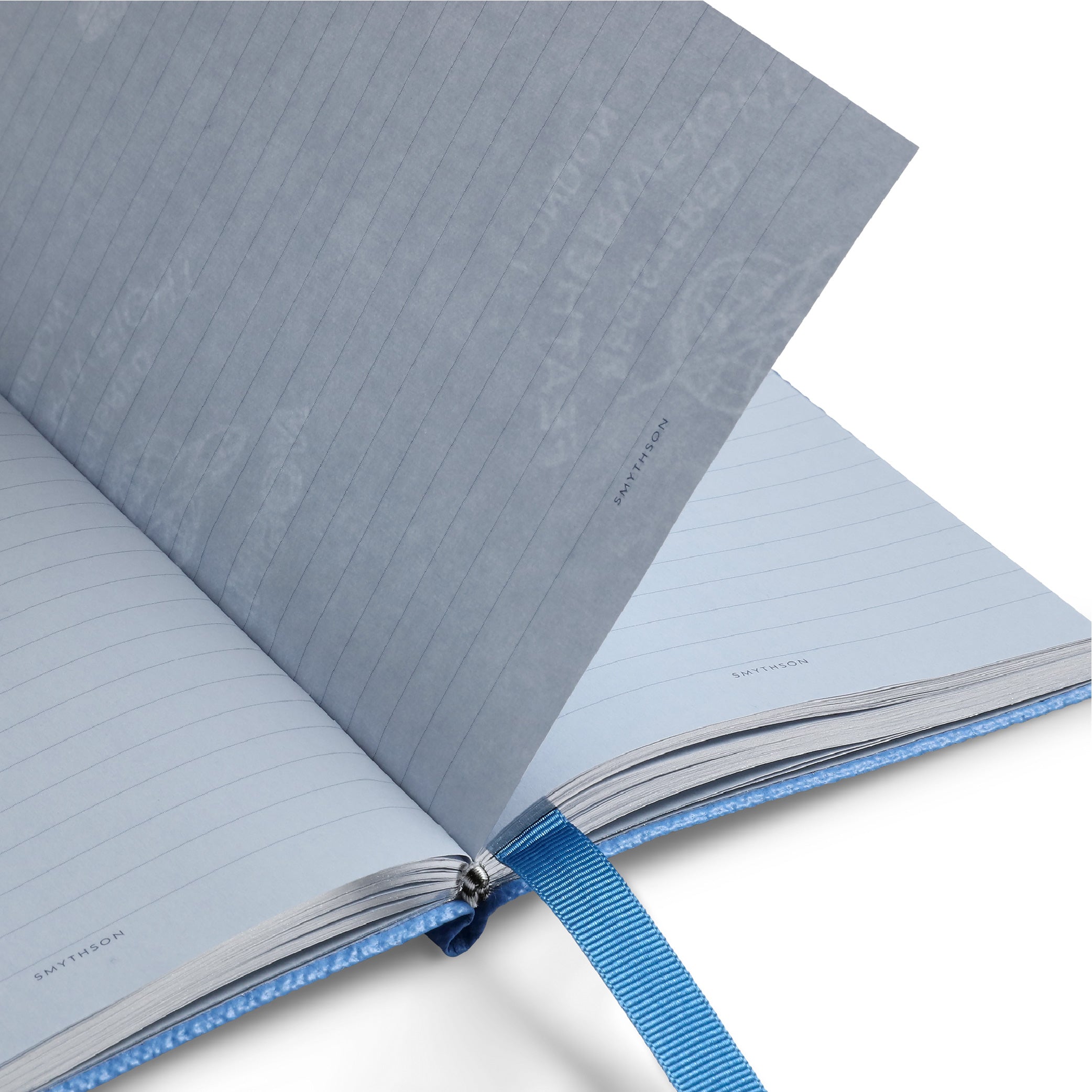 Chelsea Notebook in Nile Blue Panama