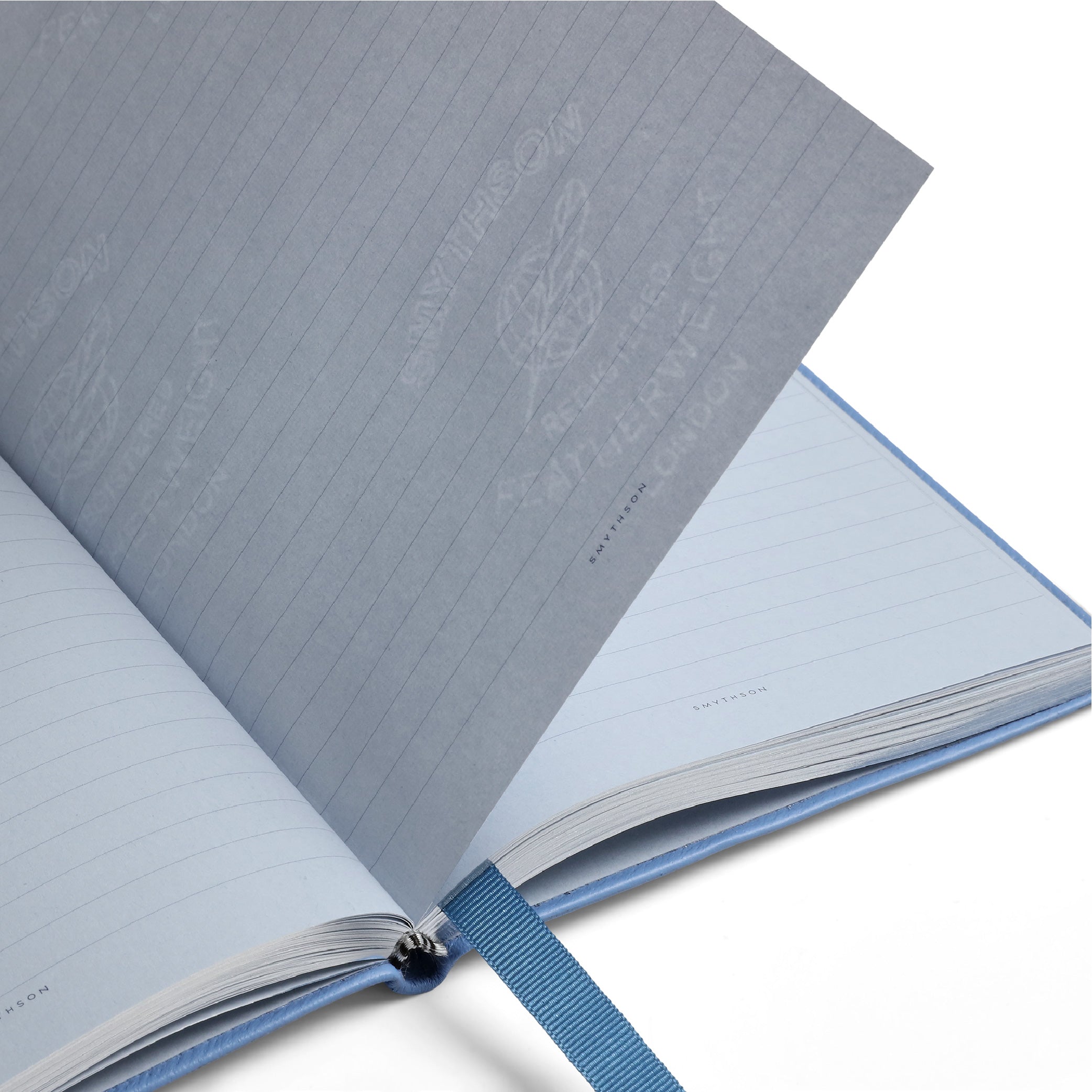 Soho Notebook in Nile Blue Panama