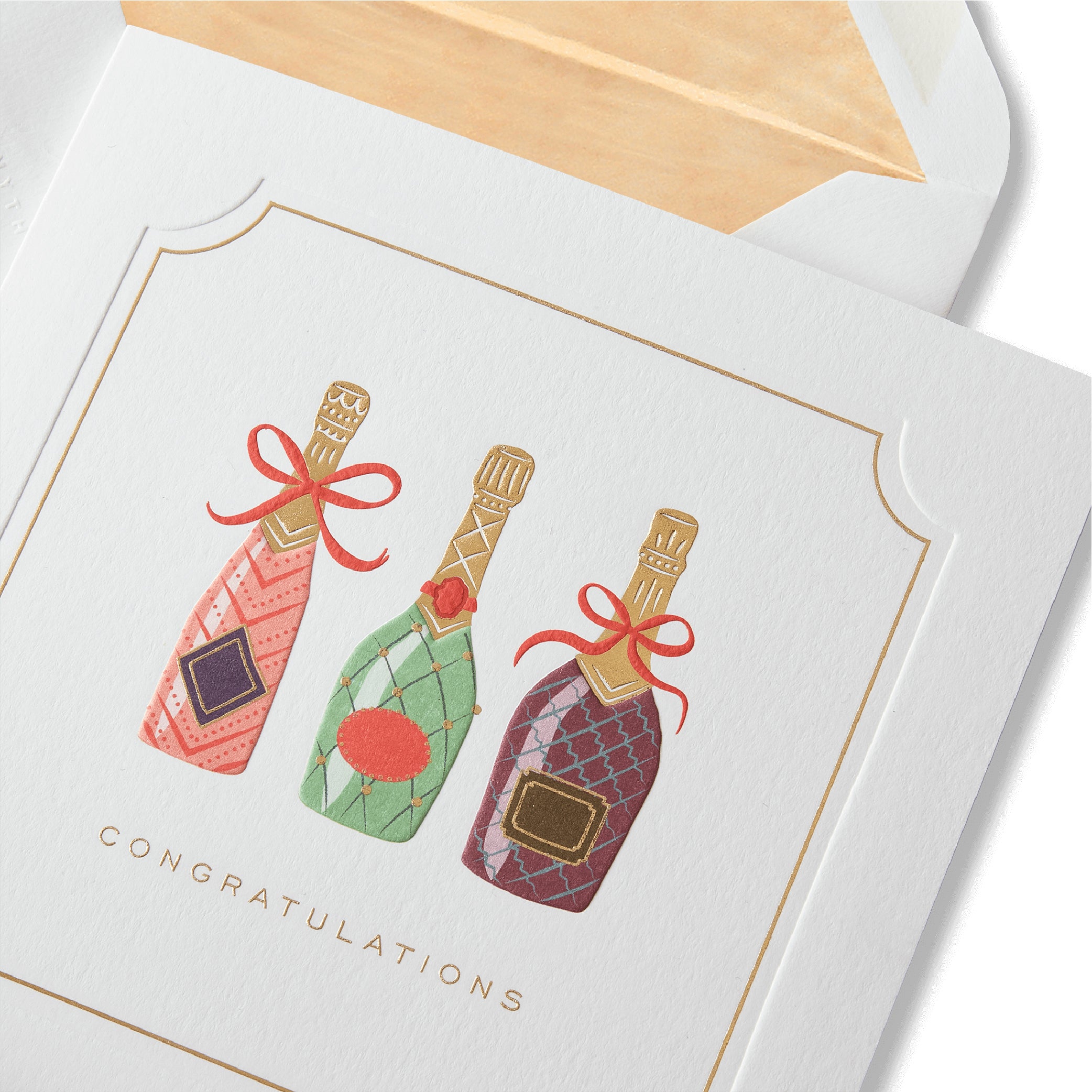Champagne Congratulation Card