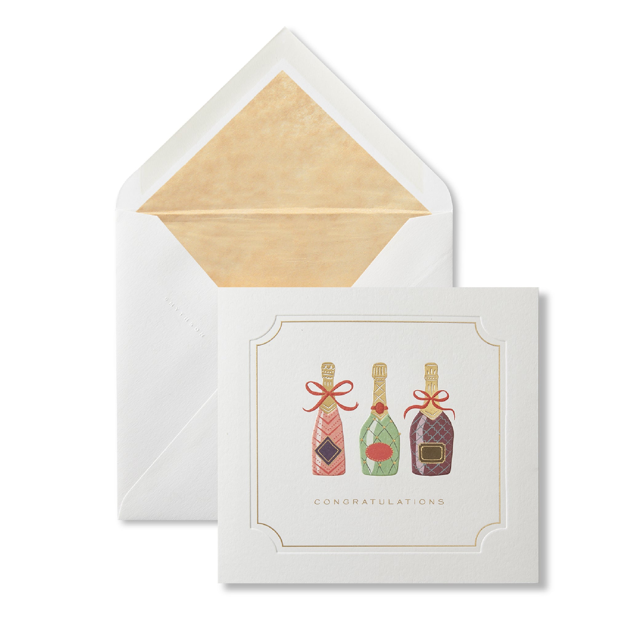 Champagne Congratulation Card