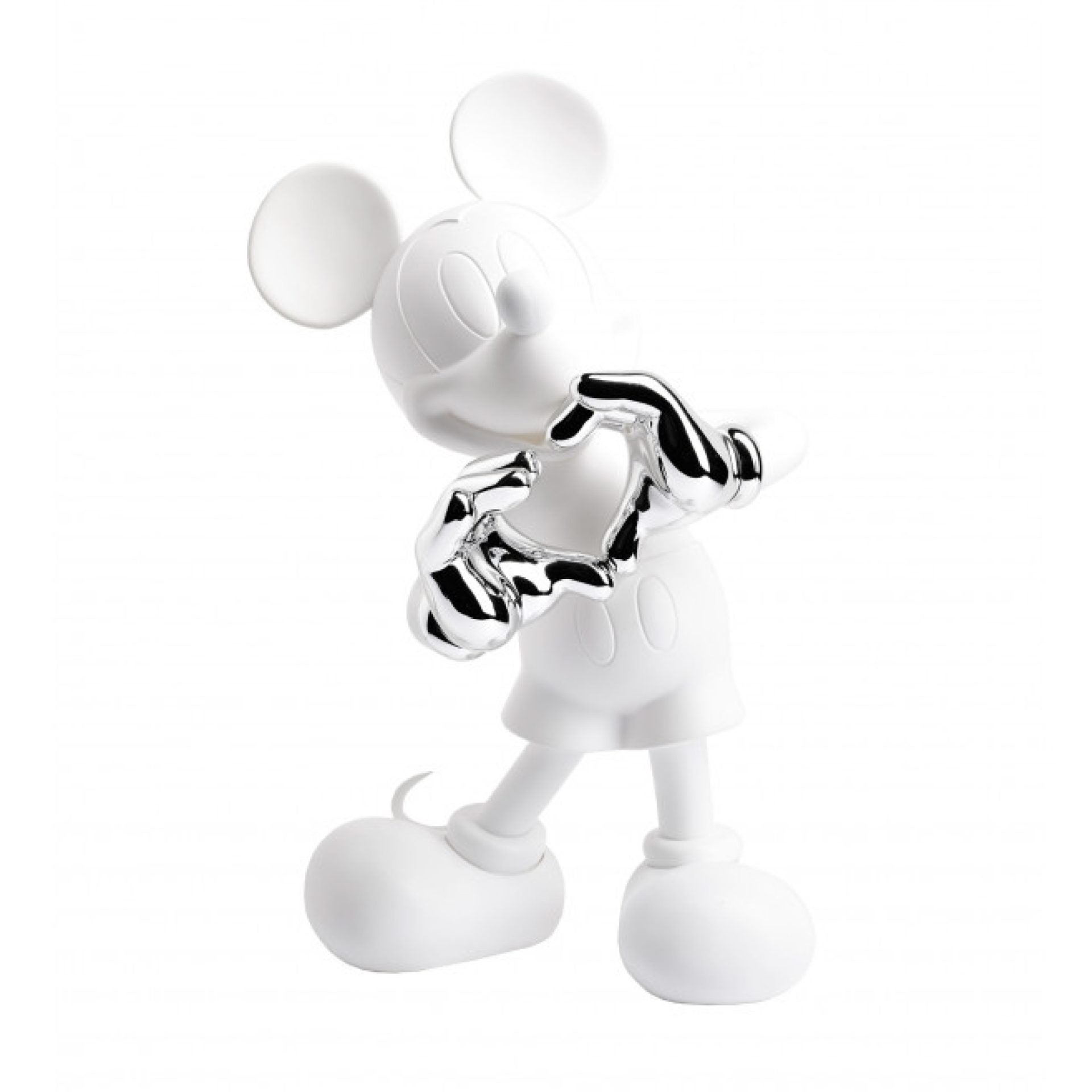 Mickey with Love by Kelly Hoppen White & Silver - 30CM