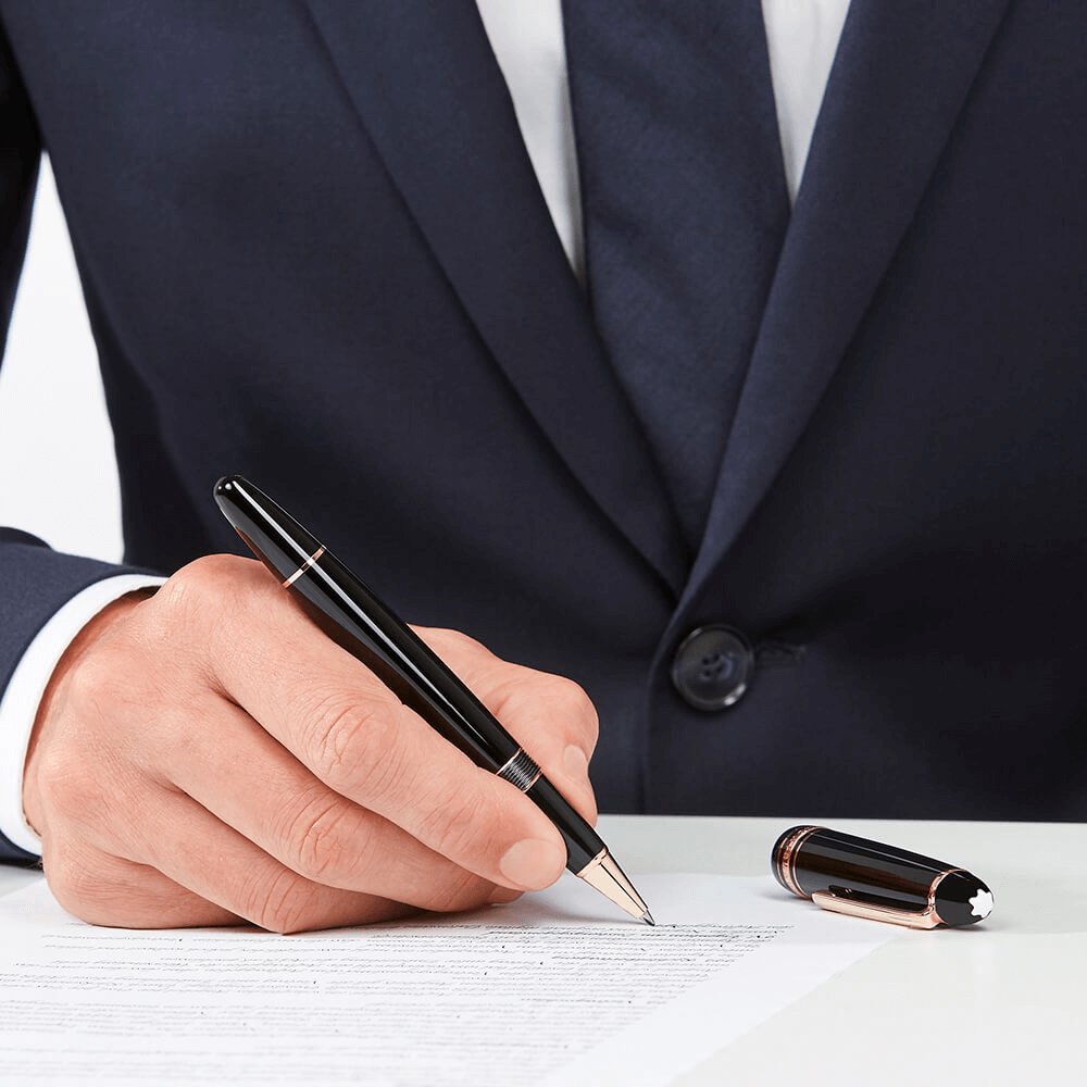 Meisterstück Rose Gold-Coated LeGrand Rollerball