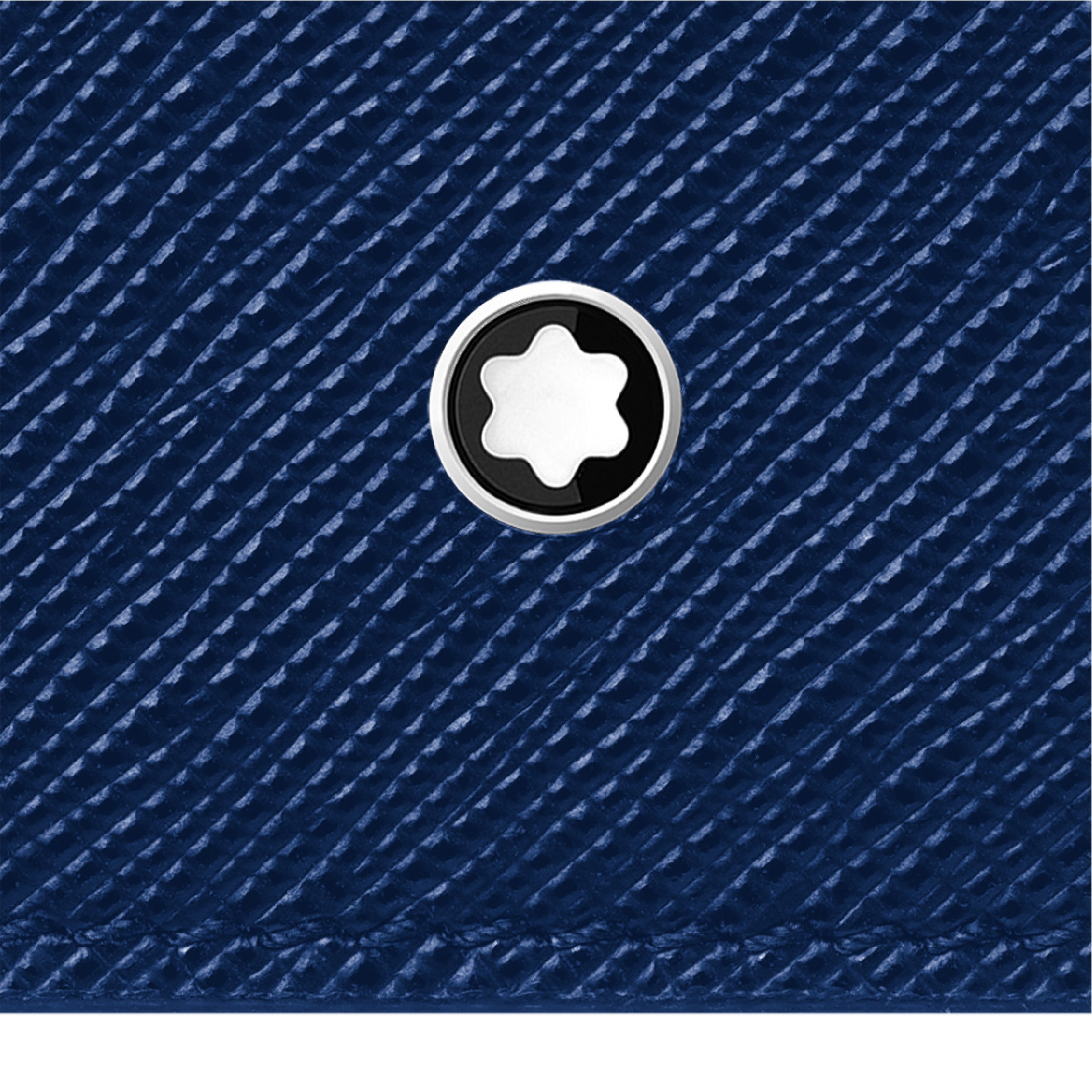 Sartorial Blue Passport Holder