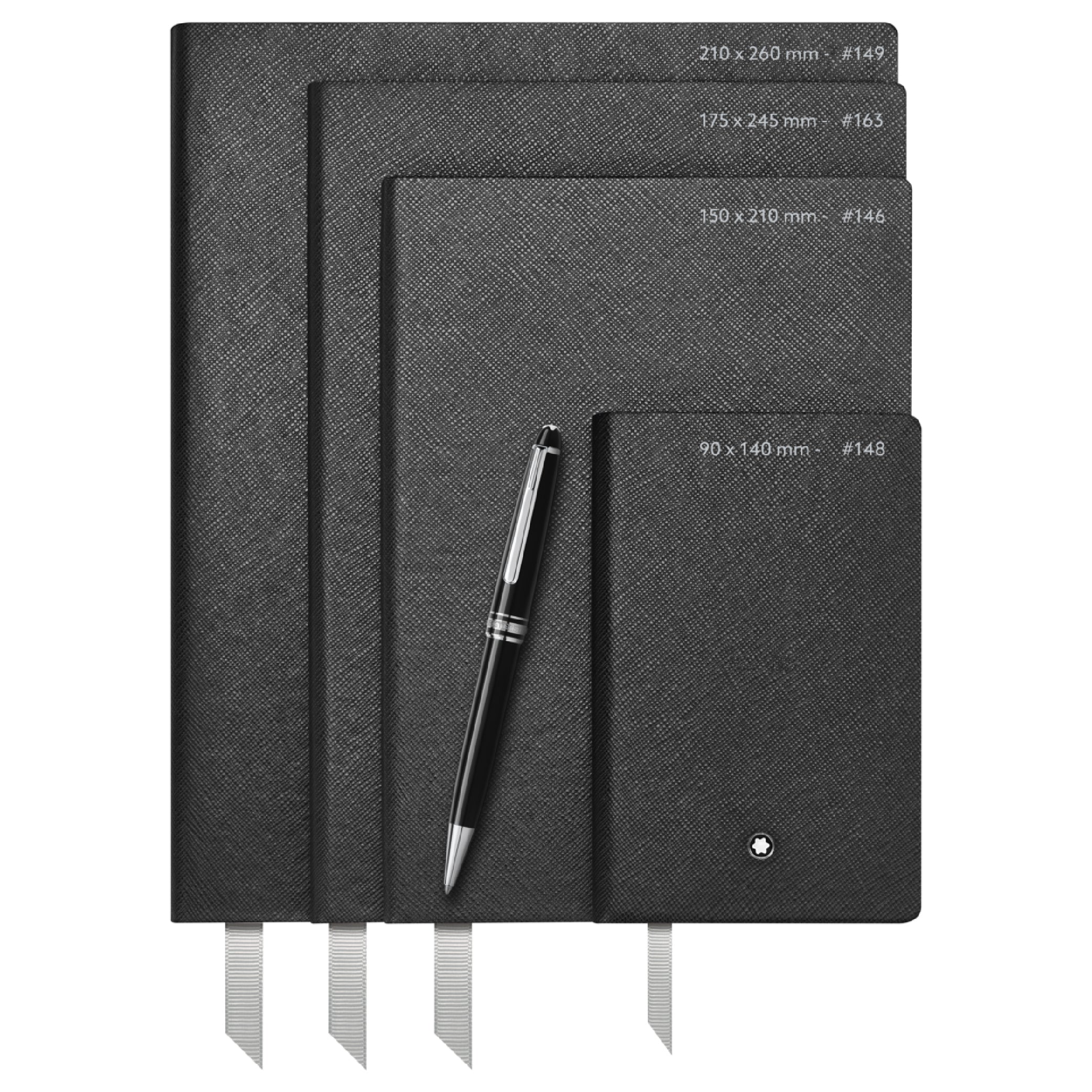 Small Notebook #146 Black, Squared