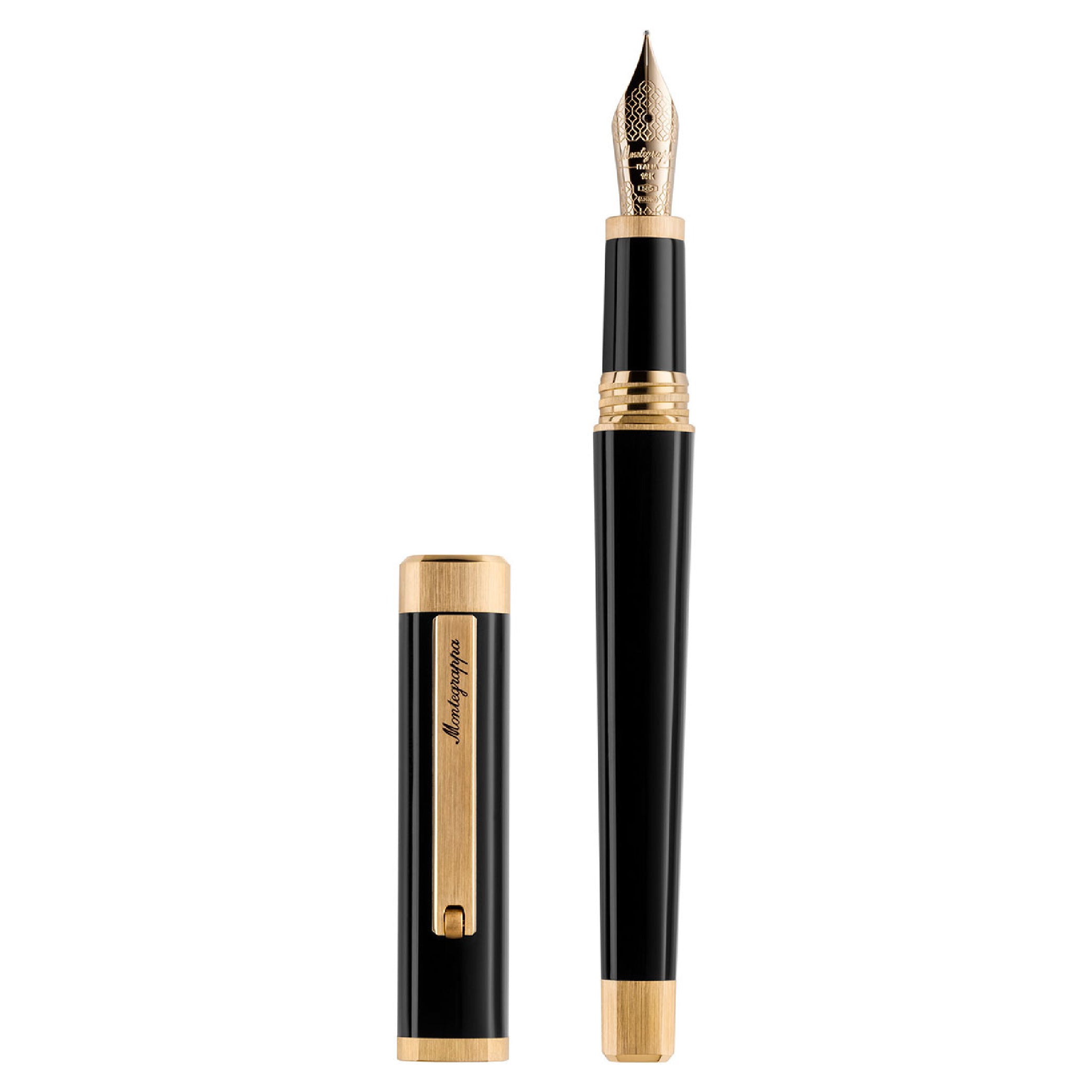 MONTEGRAPPA Quattro Yellow Gold Fountain Pen
