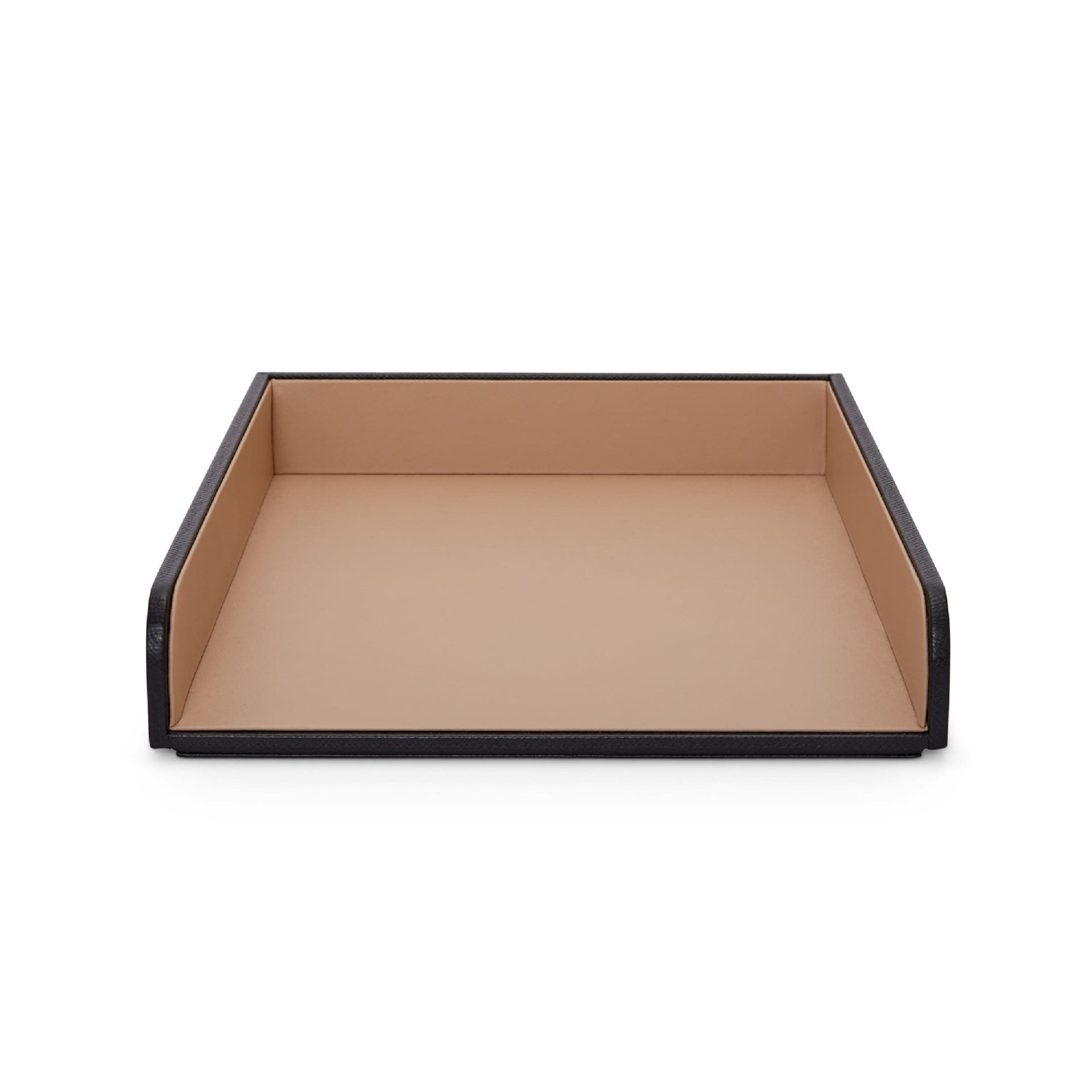 A4 Paper Tray in Black Panama