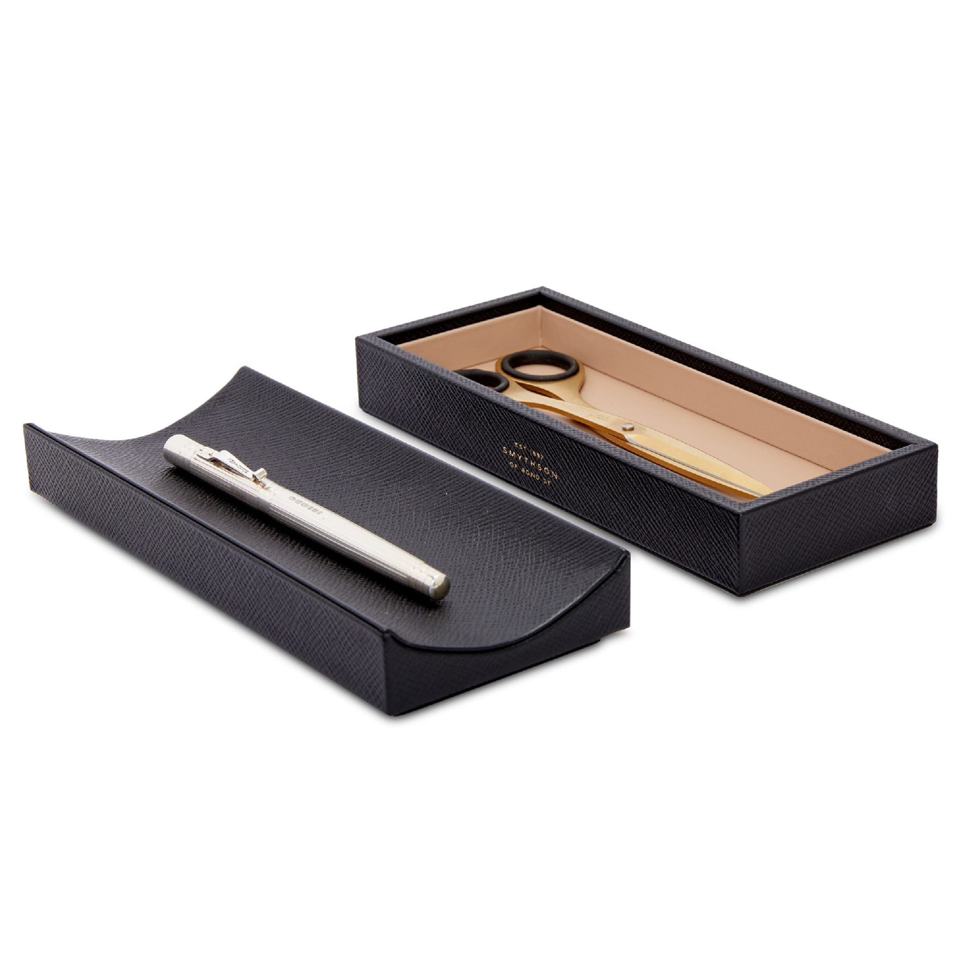 Pen Organiser in Black Panama