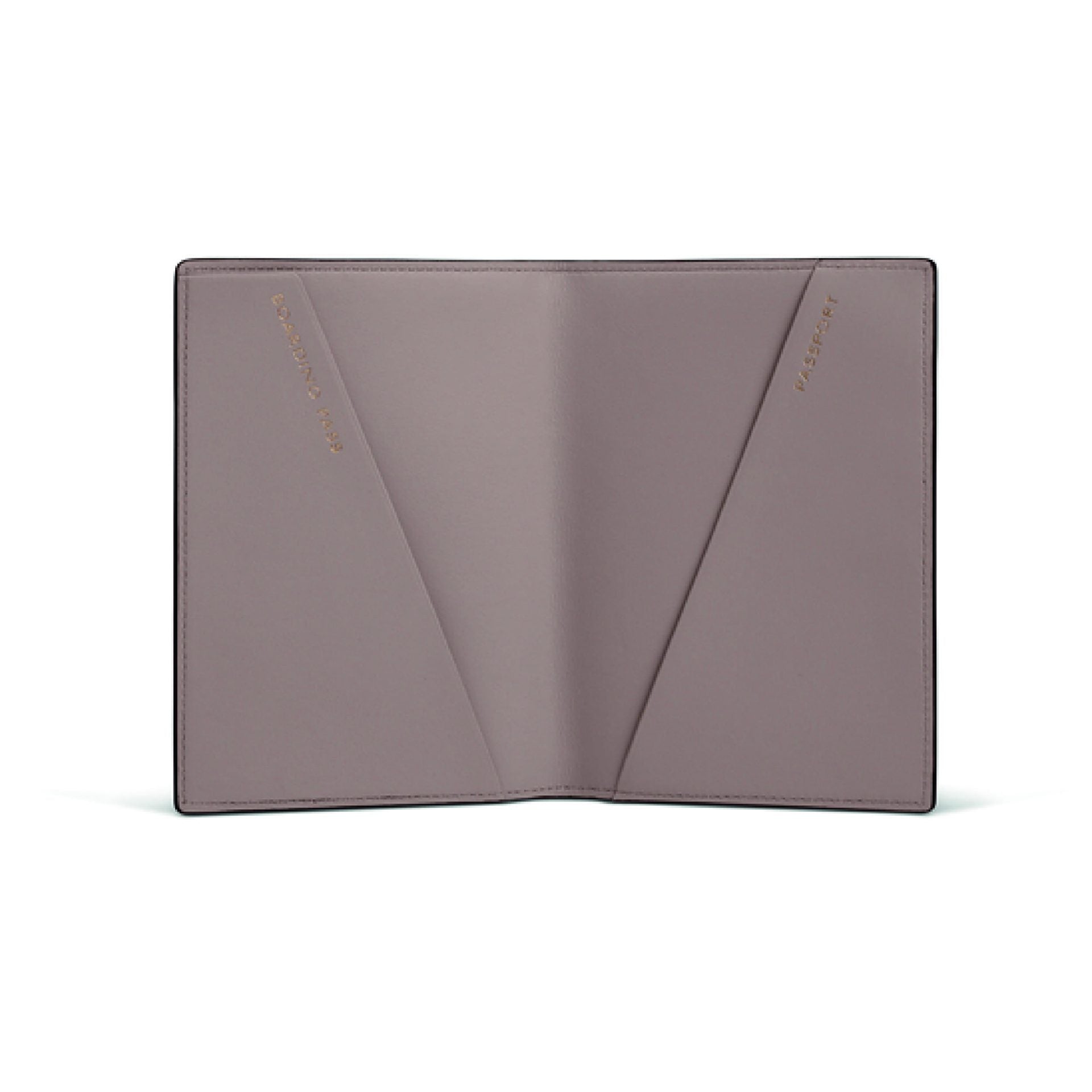 Passport Cover in Taupe Brown Panama