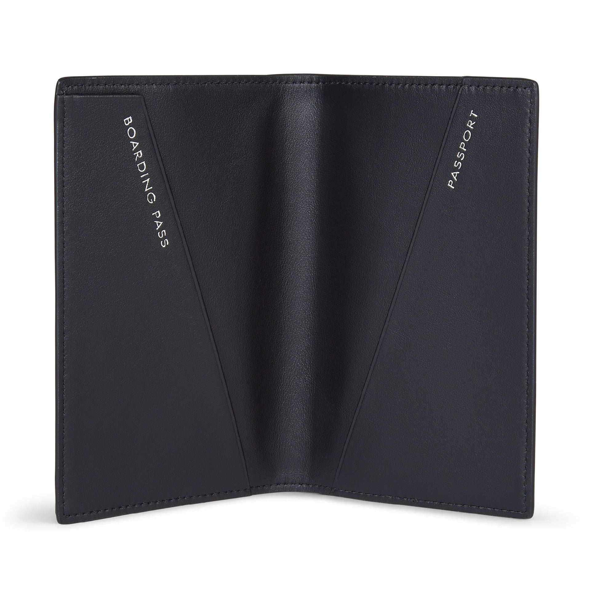 Passport Cover in Lapis Blue Panama