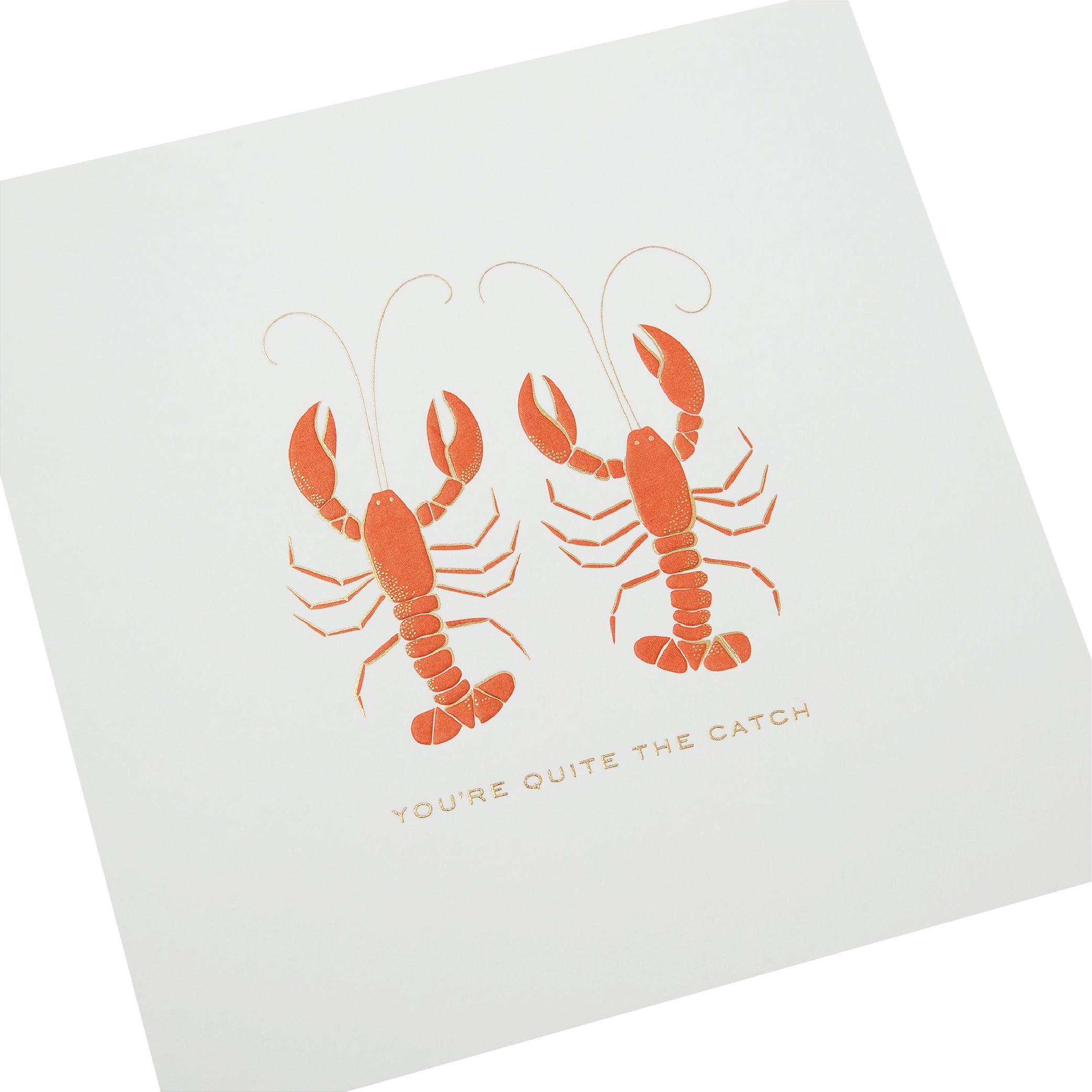 Lobsters Valentine's Day Card