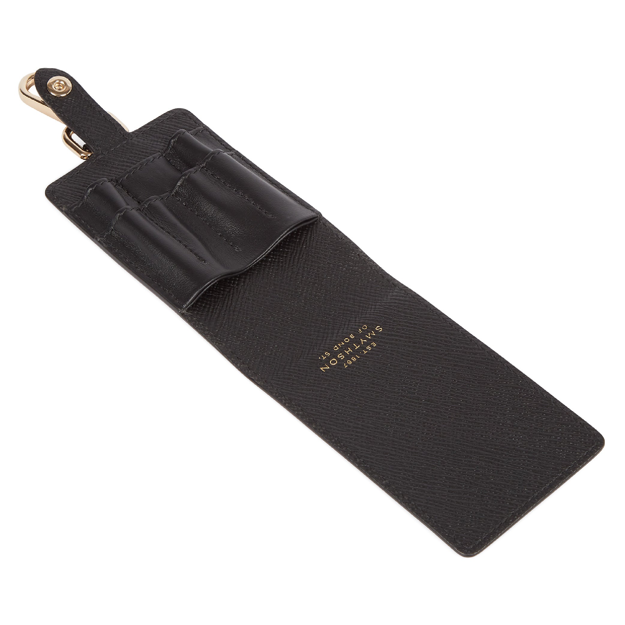 Golf Tee Holder in Black Panama