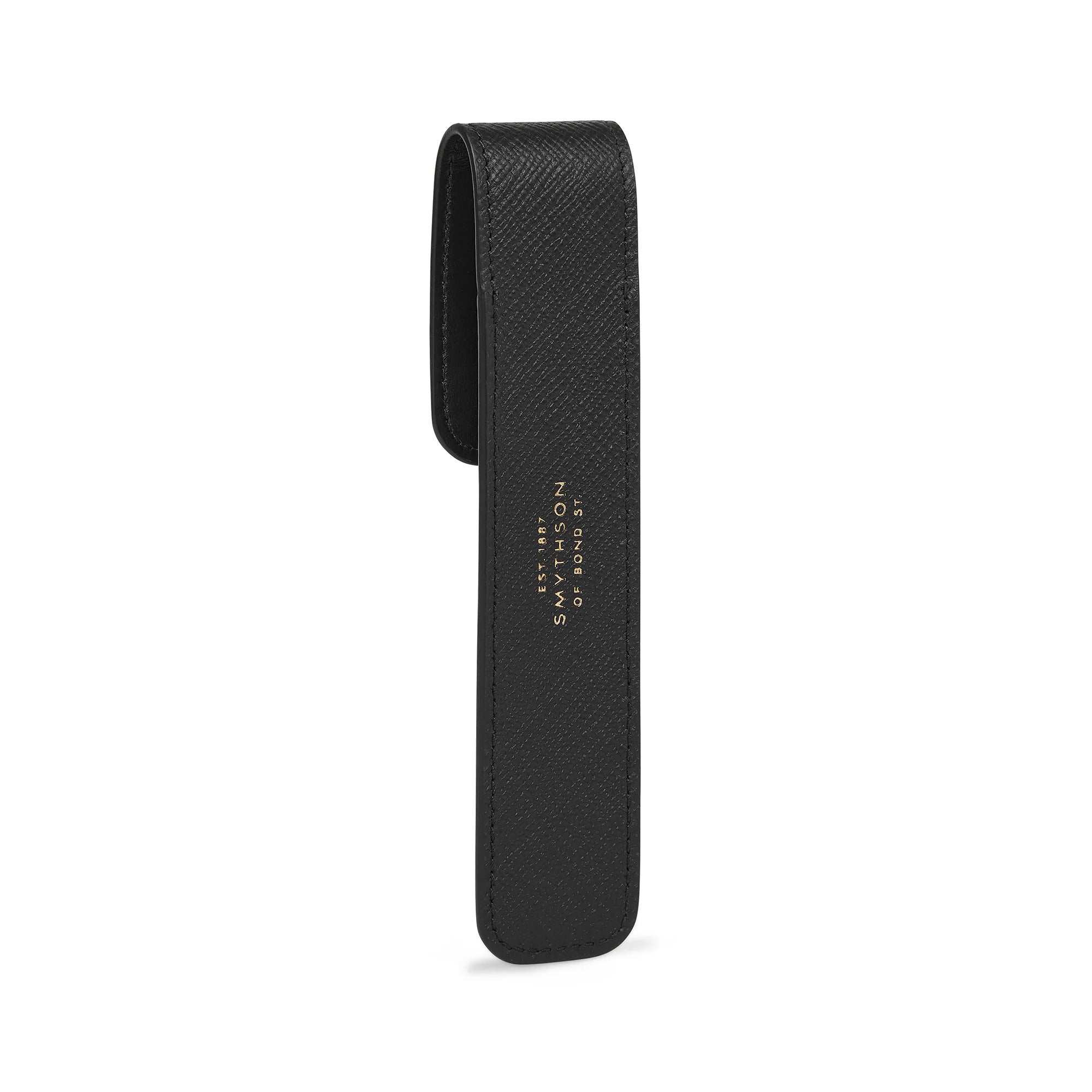 Pen Sleeve in Black Panama