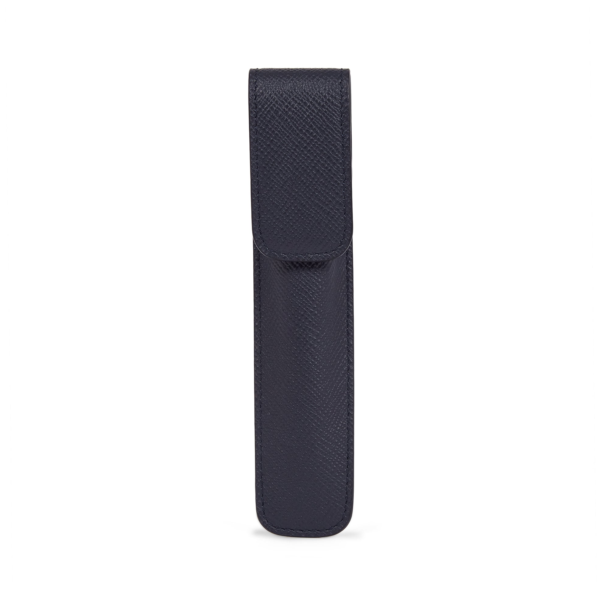 Pen Sleeve in Navy Panama