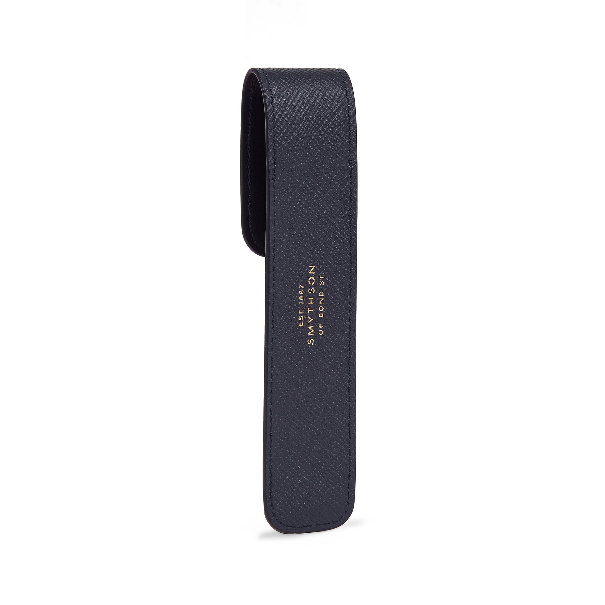 Pen Sleeve in Navy Panama