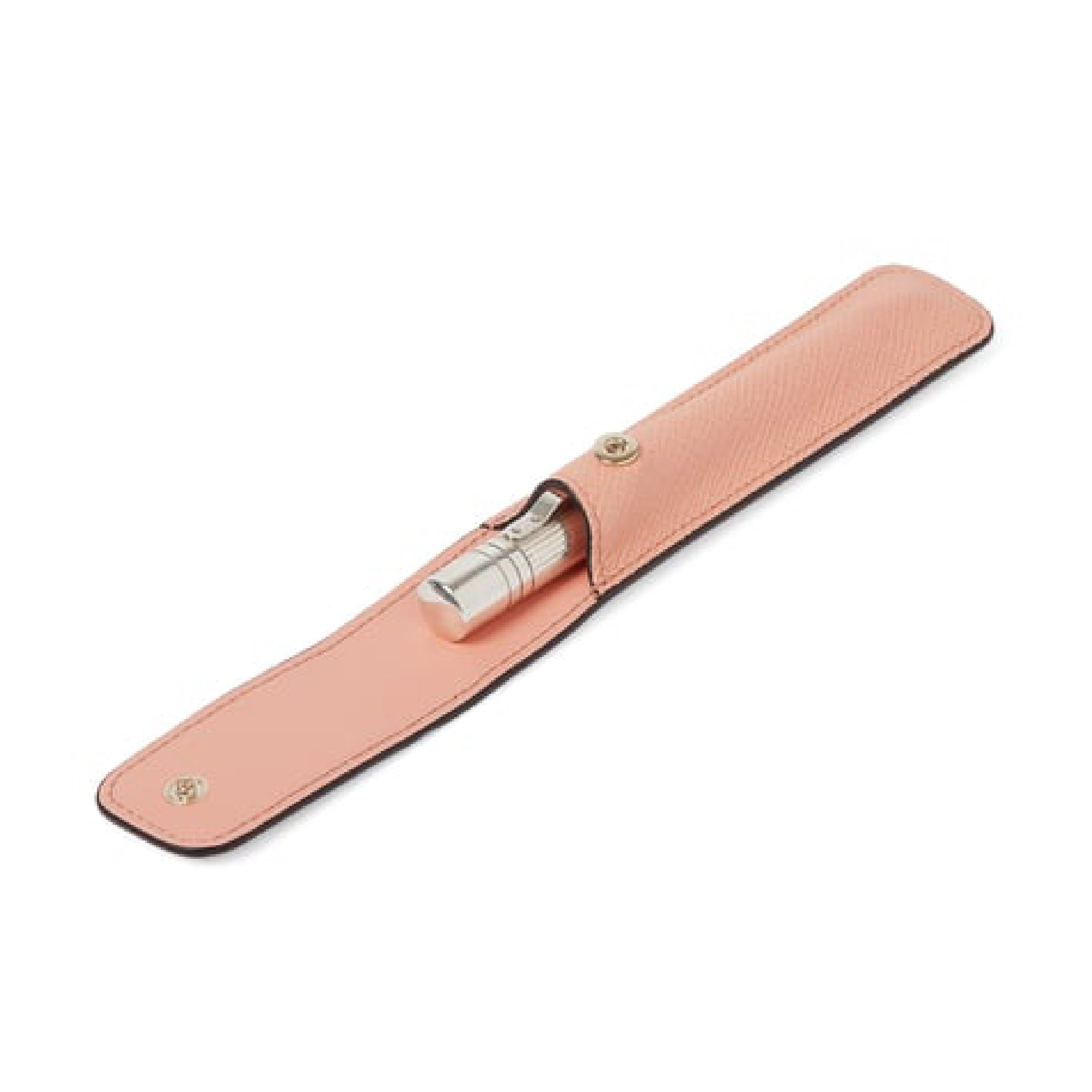 Pen Sleeve in Peach Panama