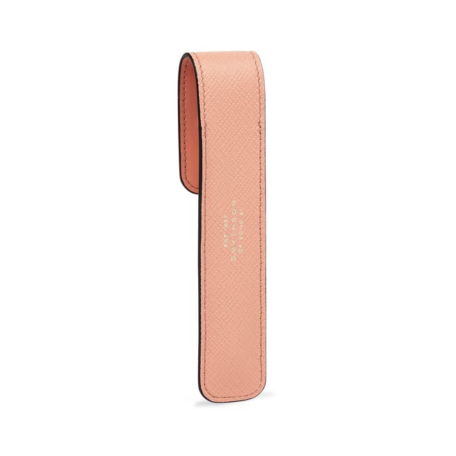 Pen Sleeve in Peach Panama