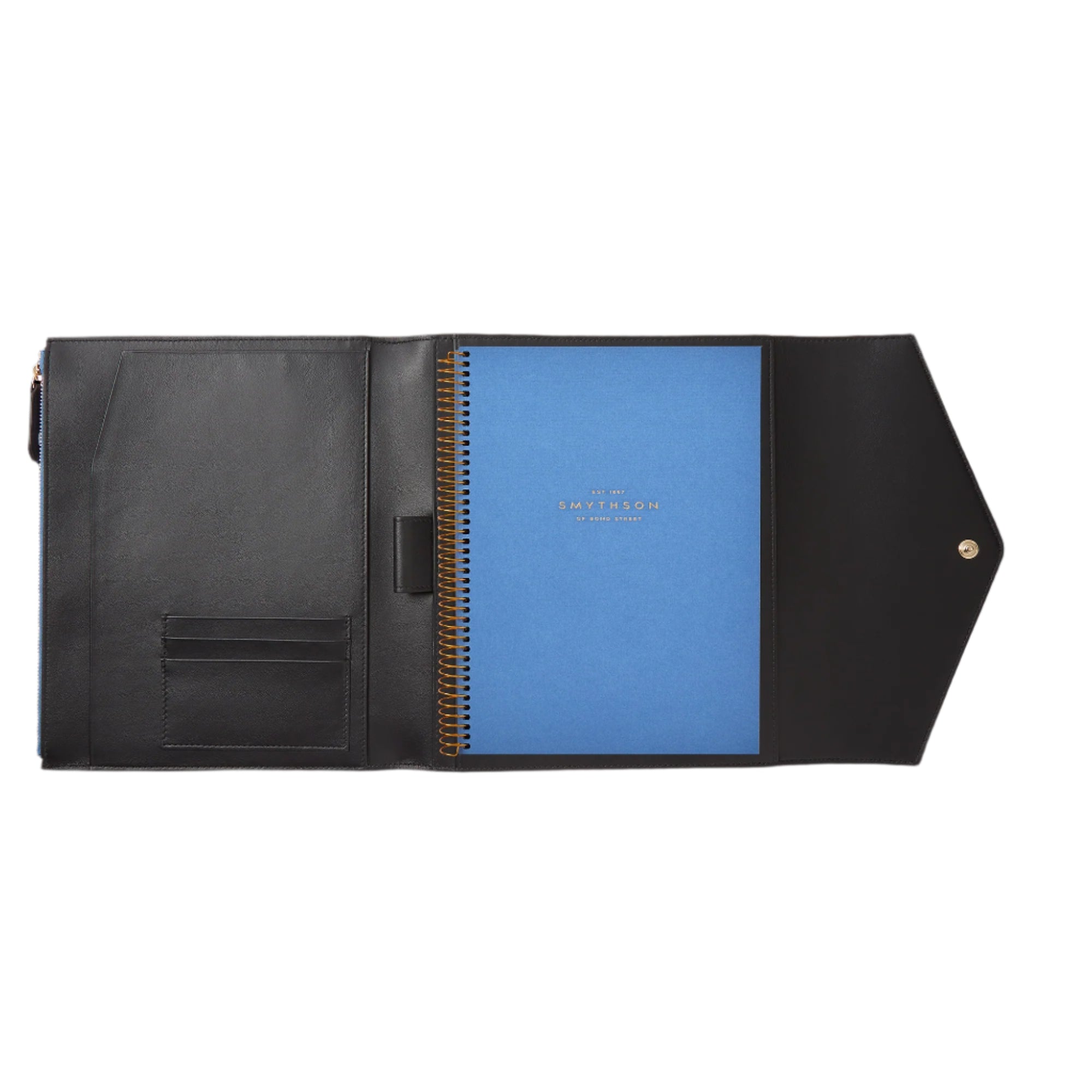 A5 Envelope Writing Folder in Nile Blue Panama