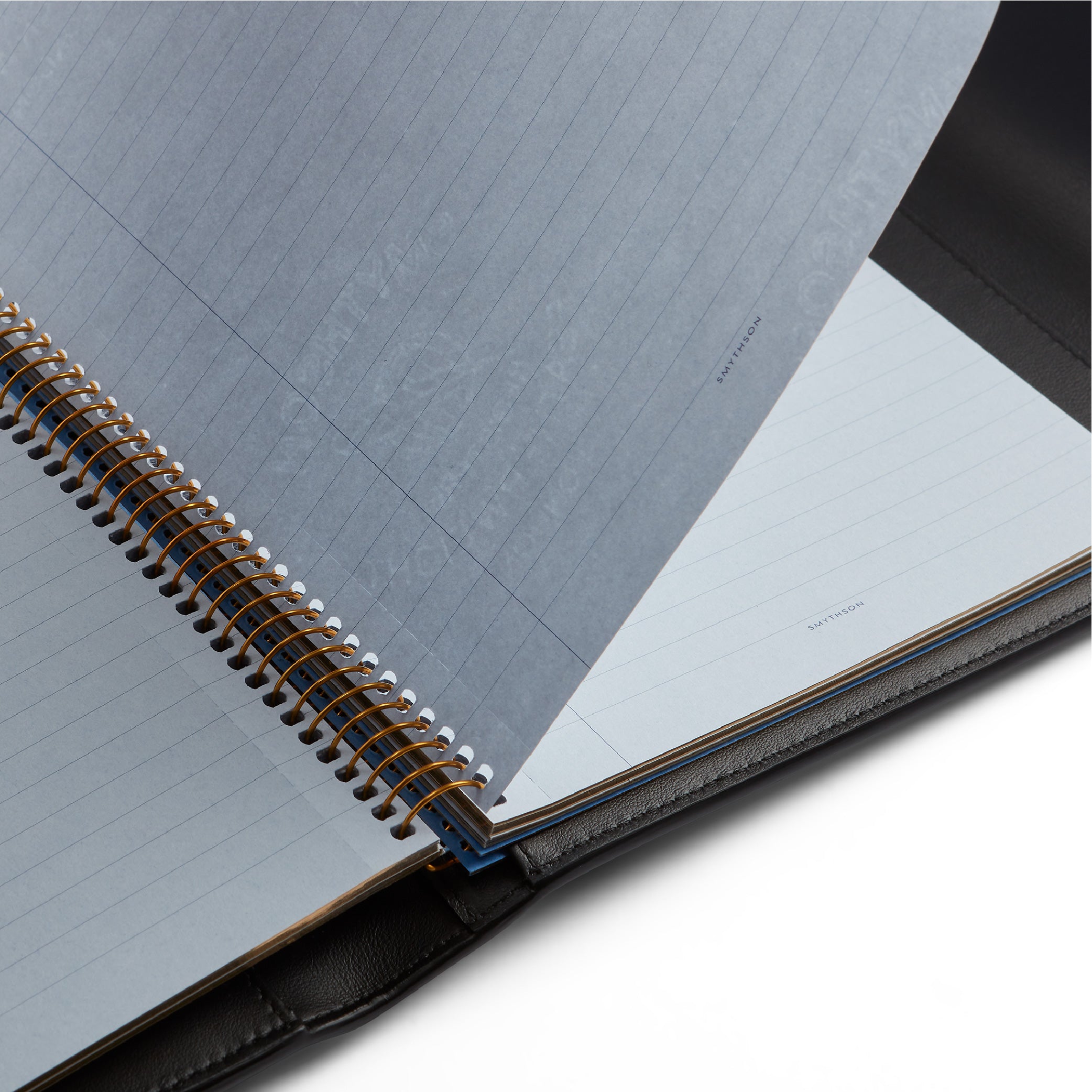 A5 Envelope Writing Folder in Black Panama