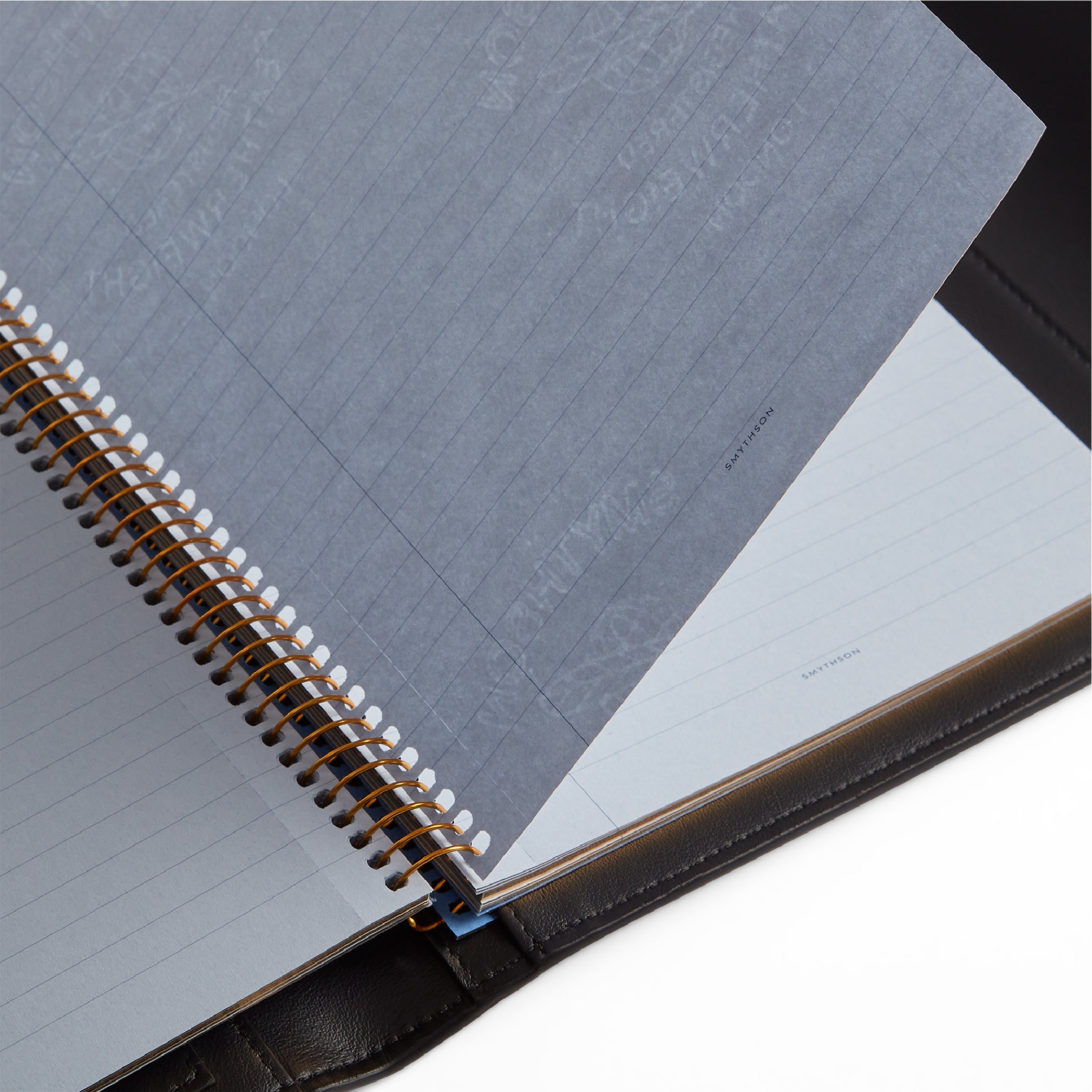 A5 Envelope Writing Folder in Navy Panama