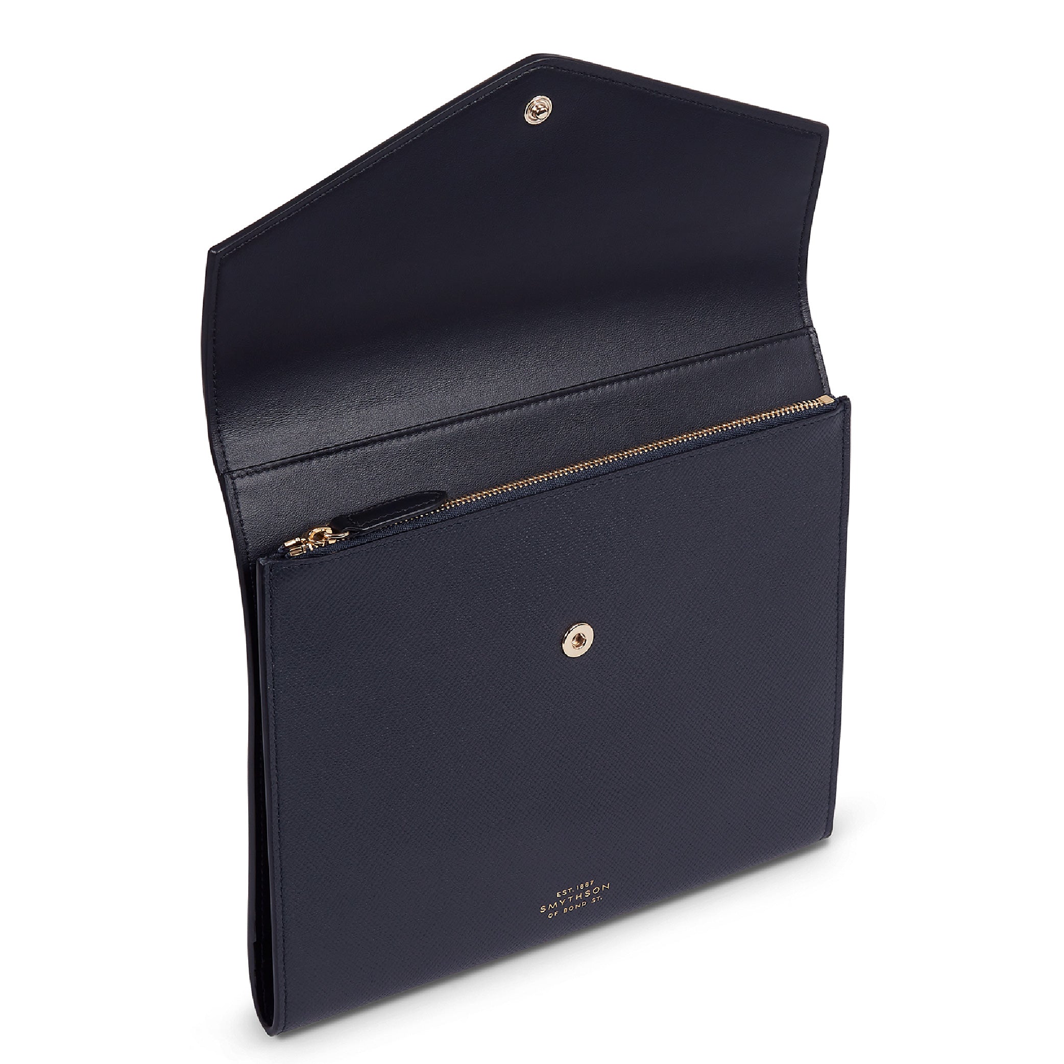 A5 Envelope Writing Folder in Navy Panama