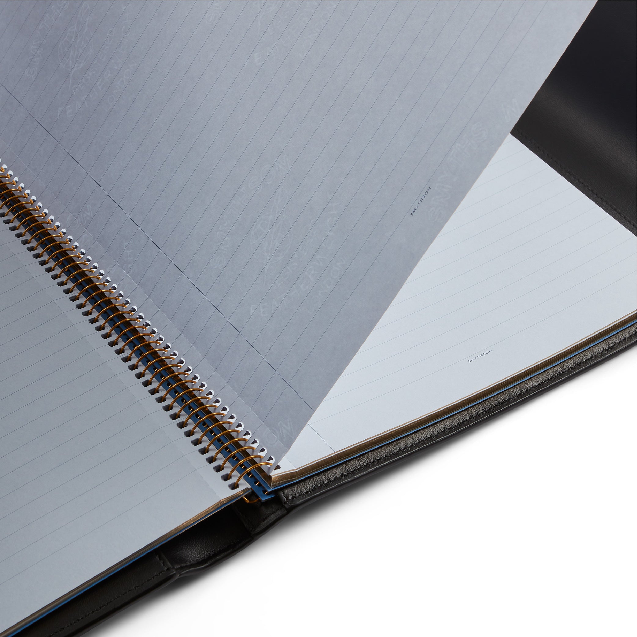 A4 Envelope Writing Folder in Black Panama