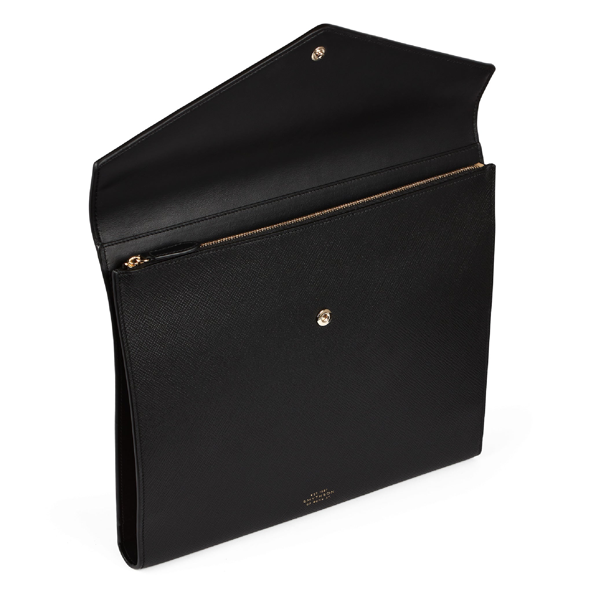 A4 Envelope Writing Folder in Black Panama