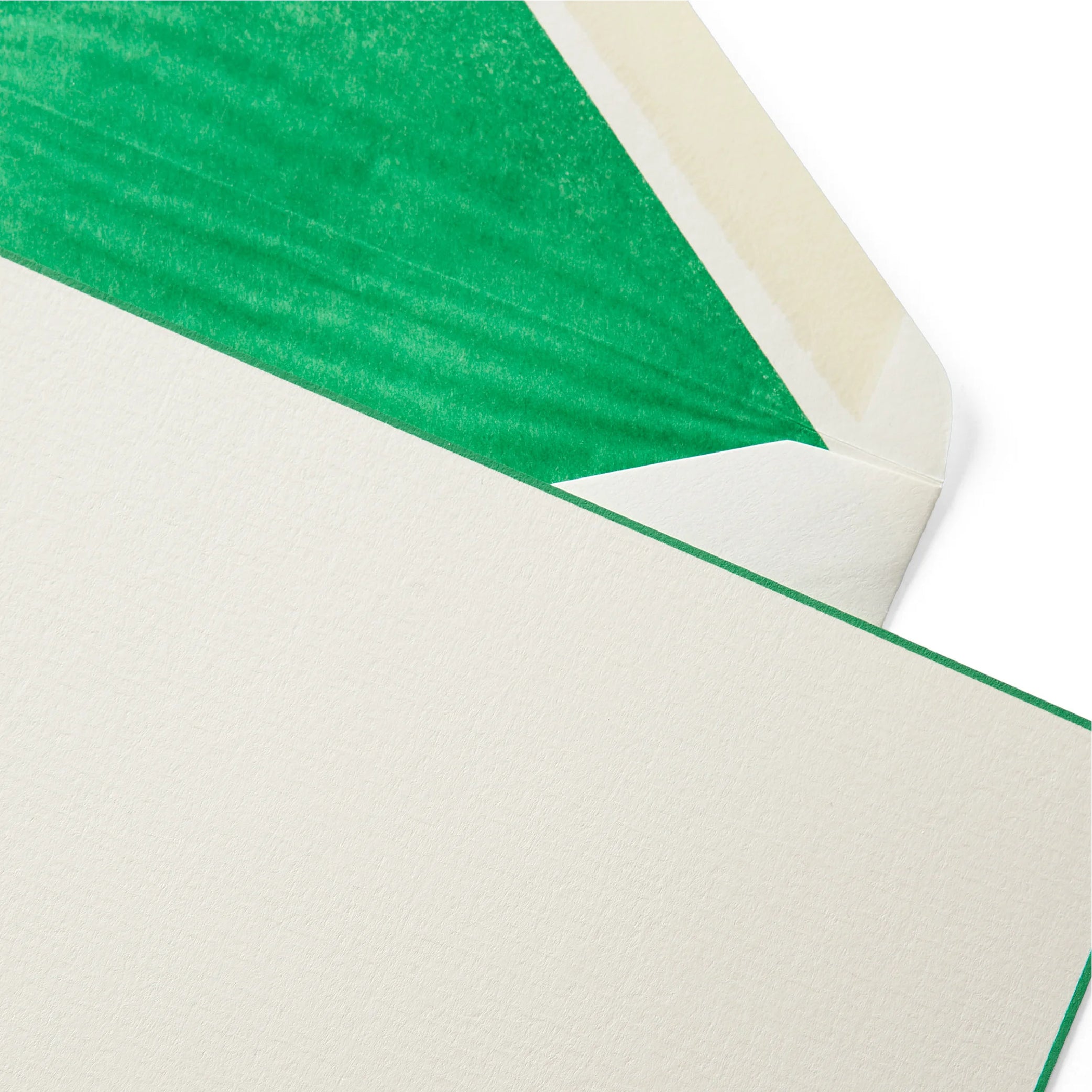 SMYTHSON Bright Emerald Bordered Correspondence Cards