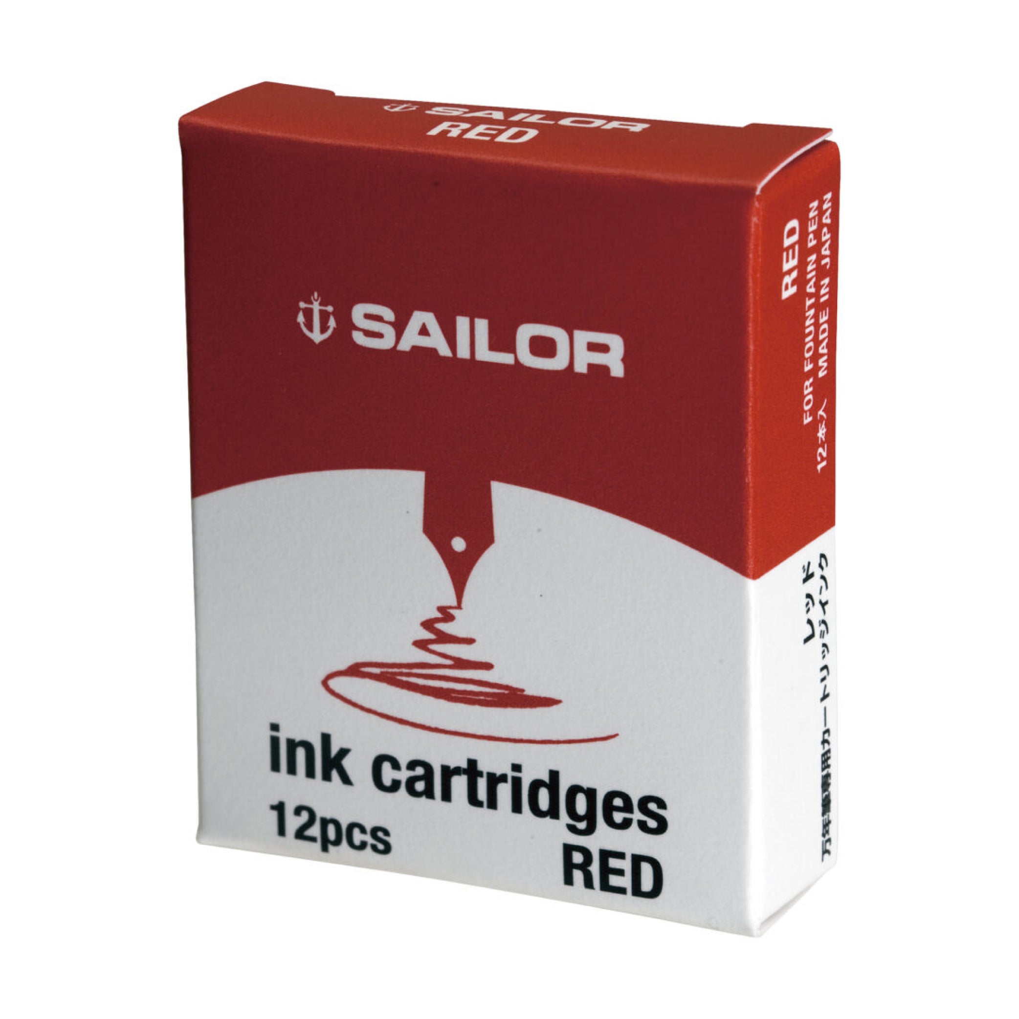 Red Ink Cartridges, 12pcs