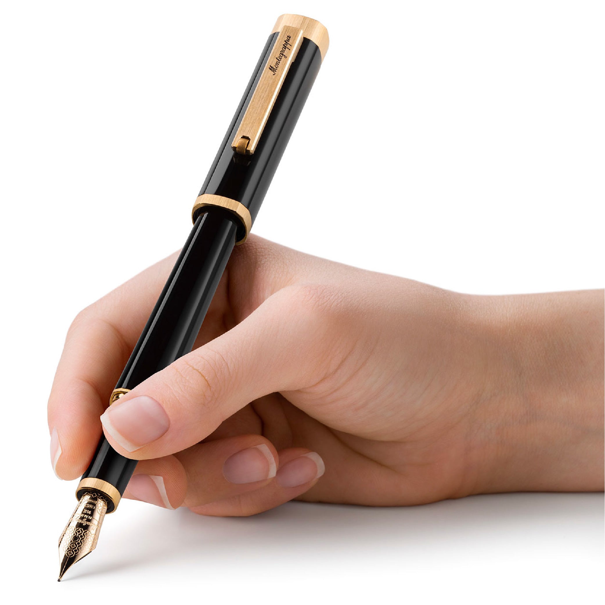 MONTEGRAPPA Quattro Yellow Gold Fountain Pen