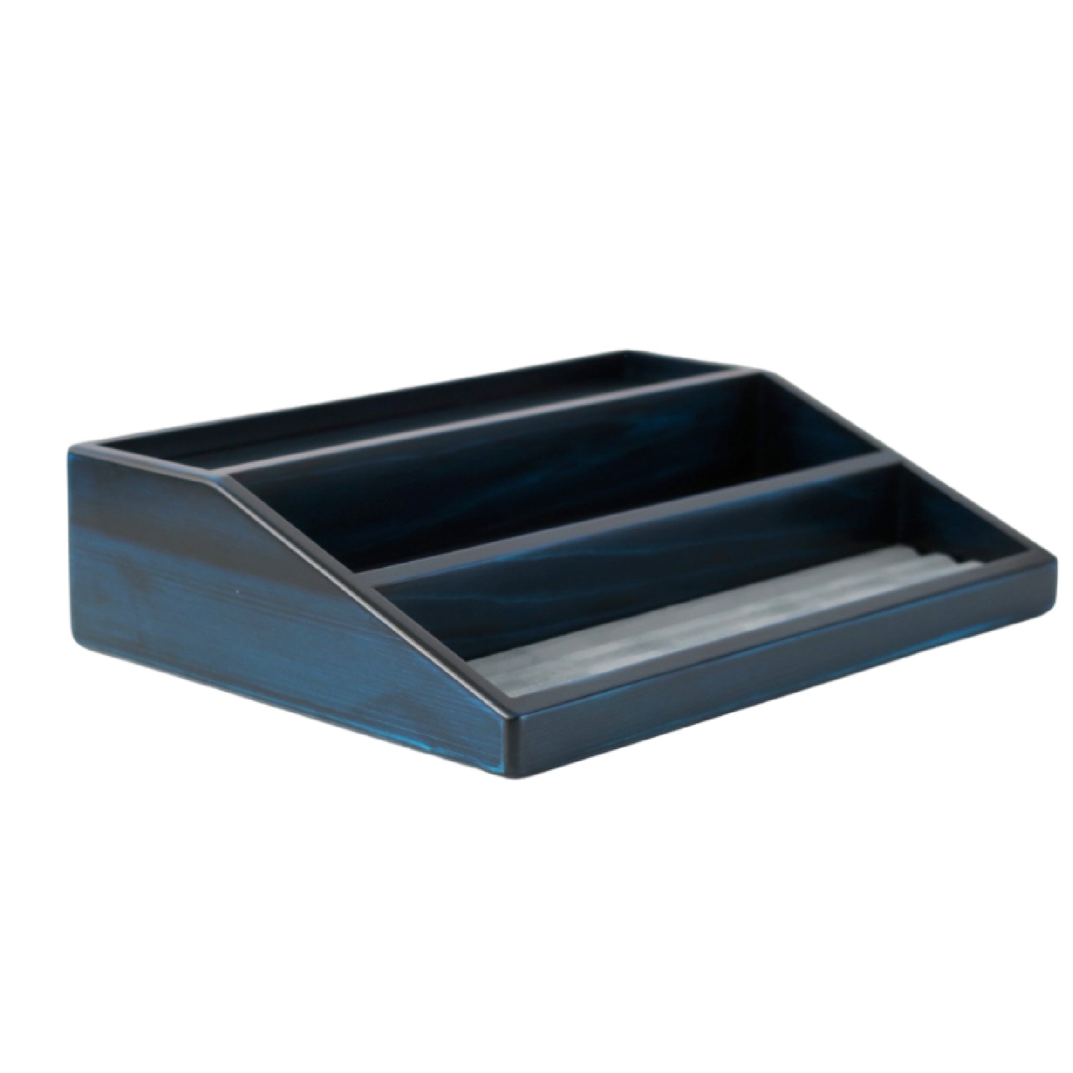Wooden Ink Bottle Stand Blue