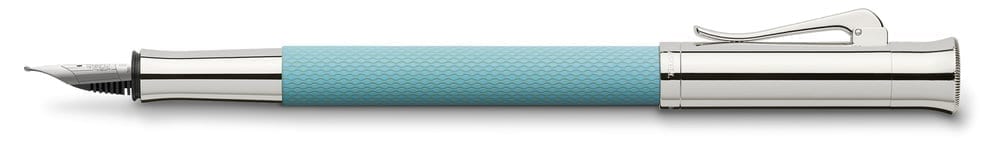 Guilloche Turquoise Fountain Pen