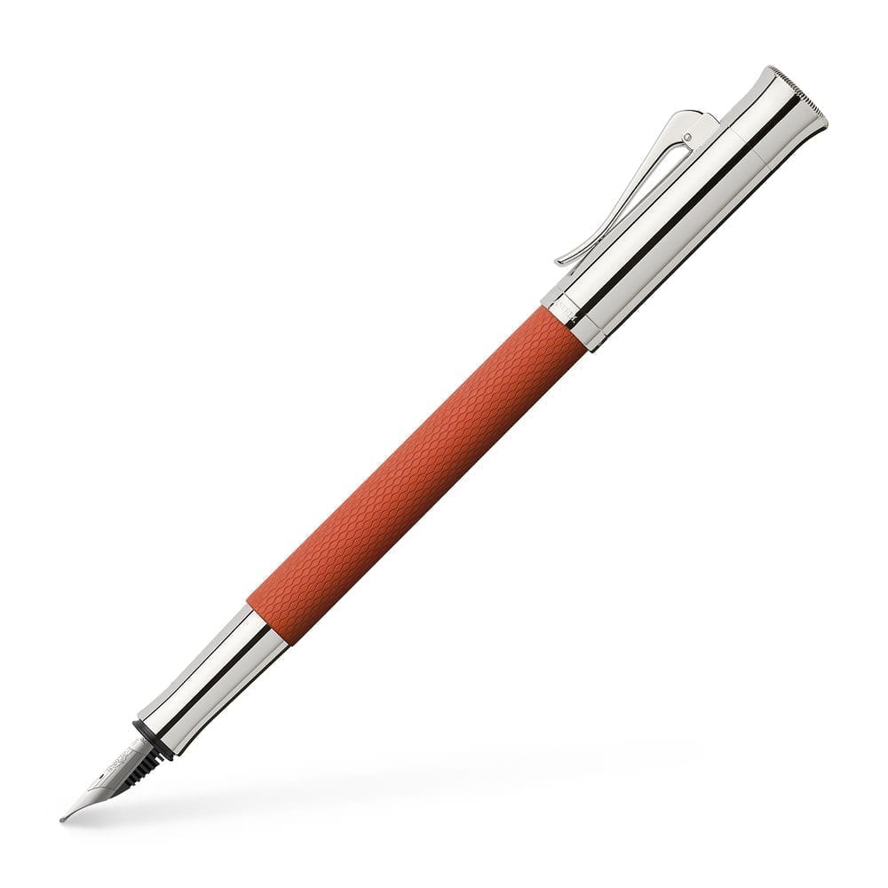 Guilloche Burned Orange Fountain Pen