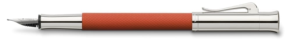 Guilloche Burned Orange Fountain Pen