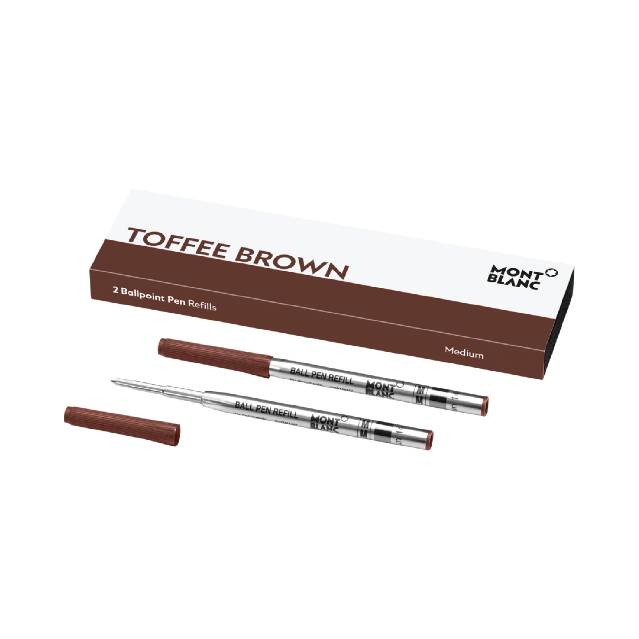 2 Ballpoint Pen Refill Toffee Brown