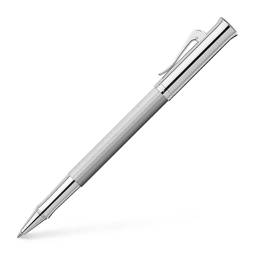Guilloche Rhodium Rollerball