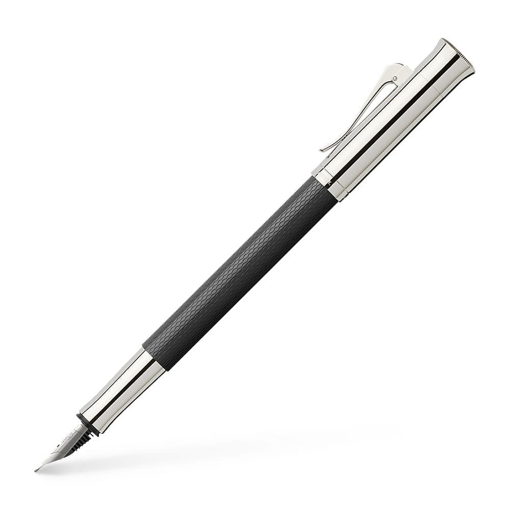 Guilloche Black Fountain Pen