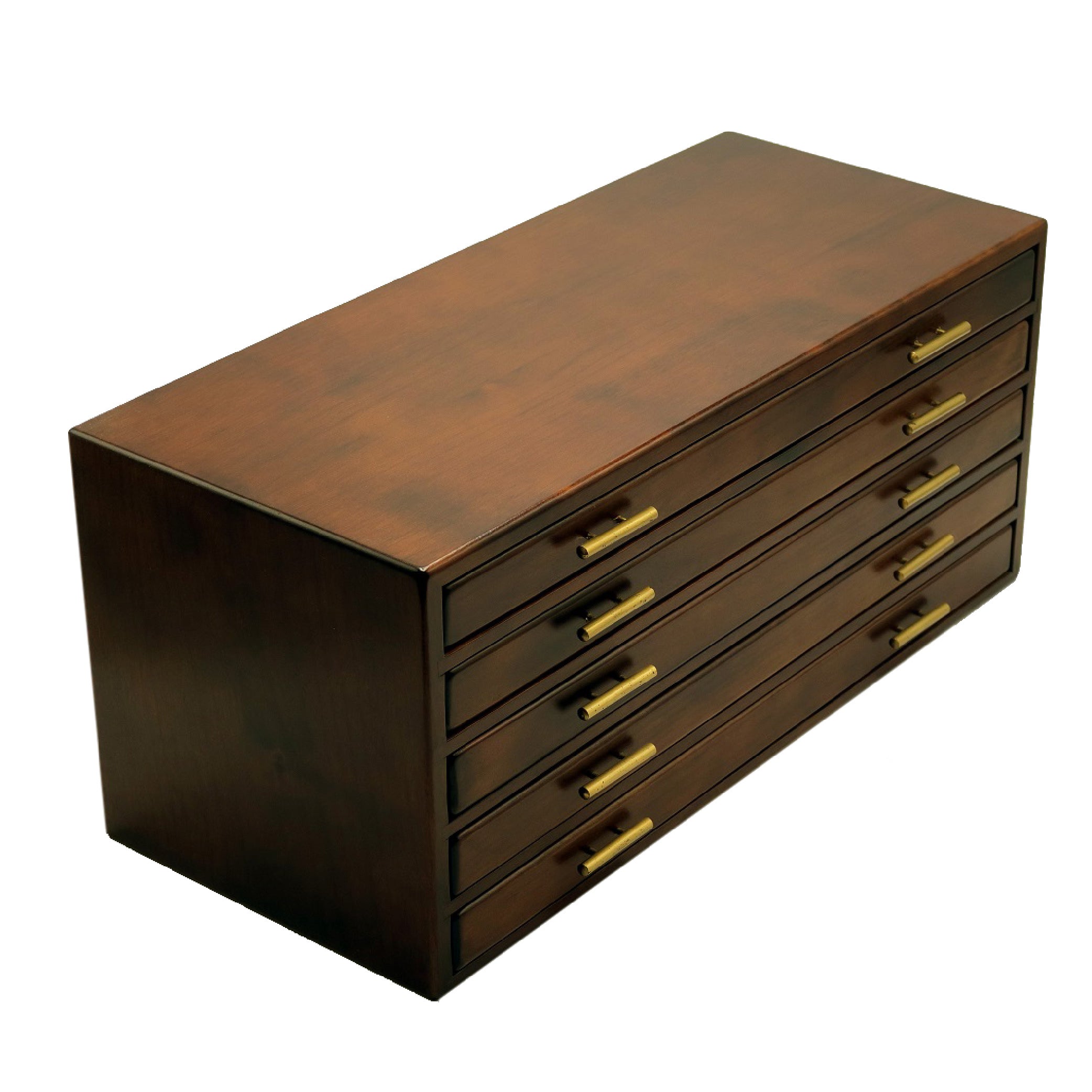 Wooden 100 Fountain Pen Box Brown