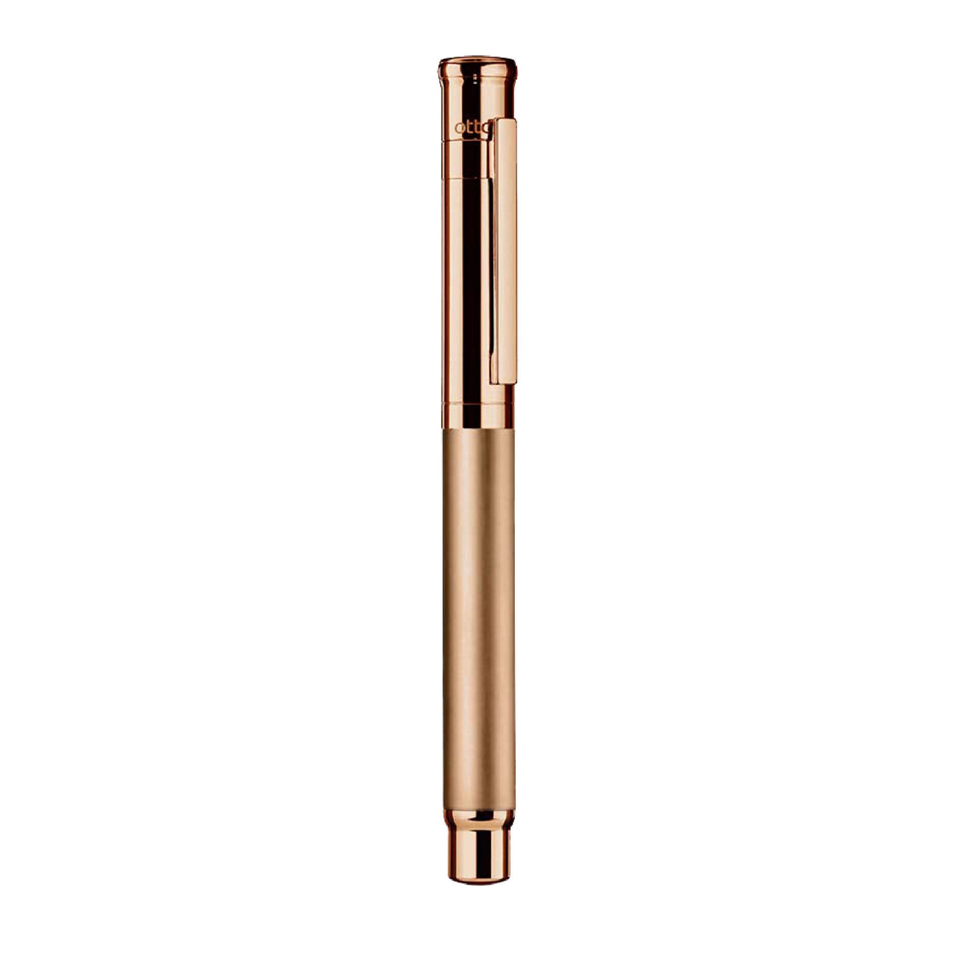 design04 Matt Rose Gold Rollerball