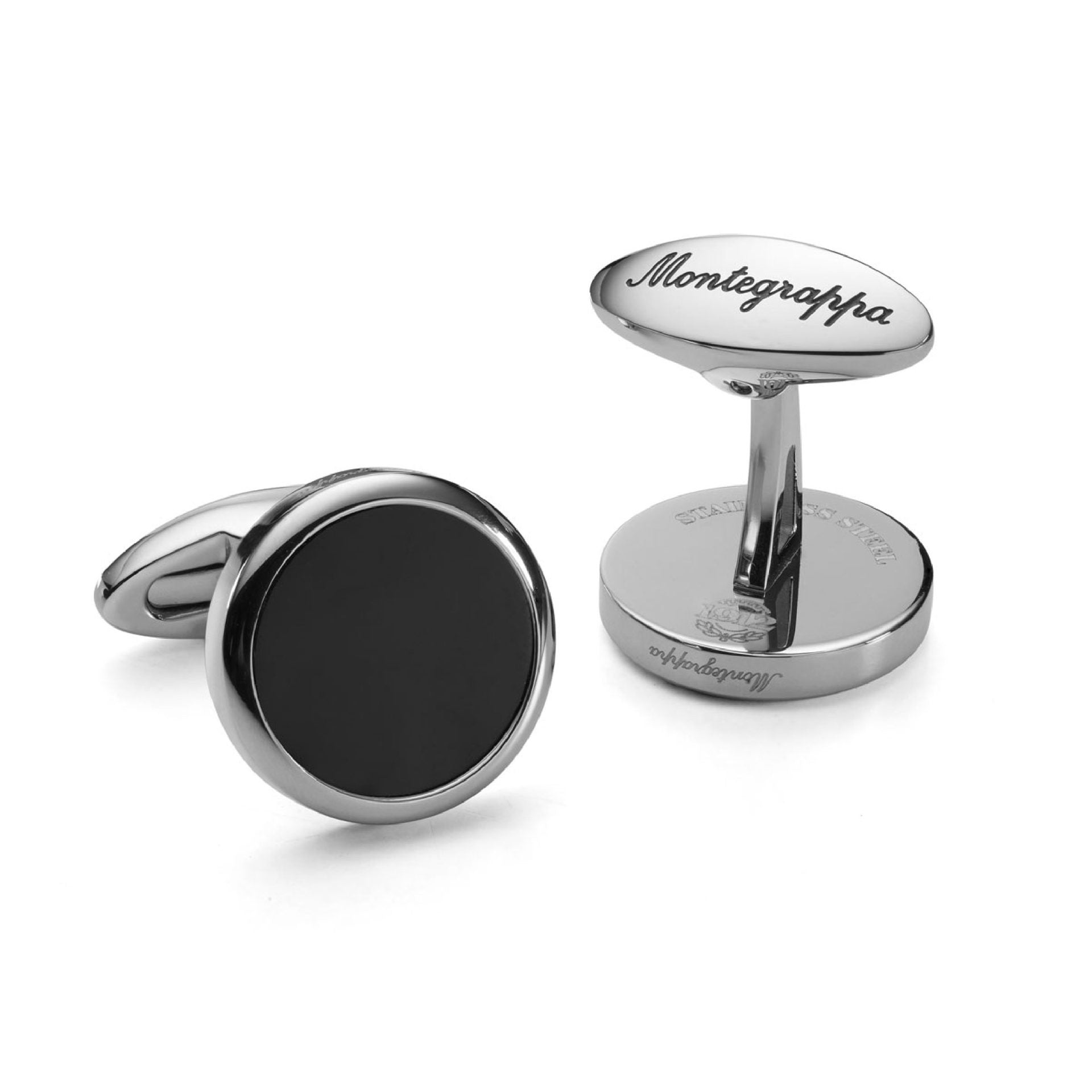 Montegrappa Classico Gun Metal & Black Cufflinks