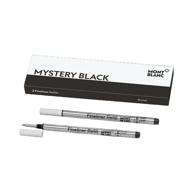 2 Fineliner Refills Mystery Black