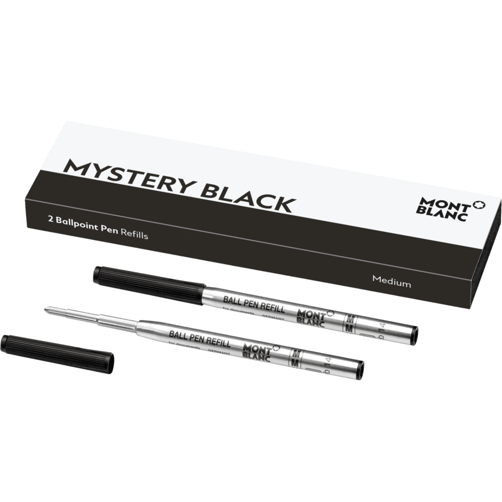 2 Ballpoint Pen Refill Mistery Black