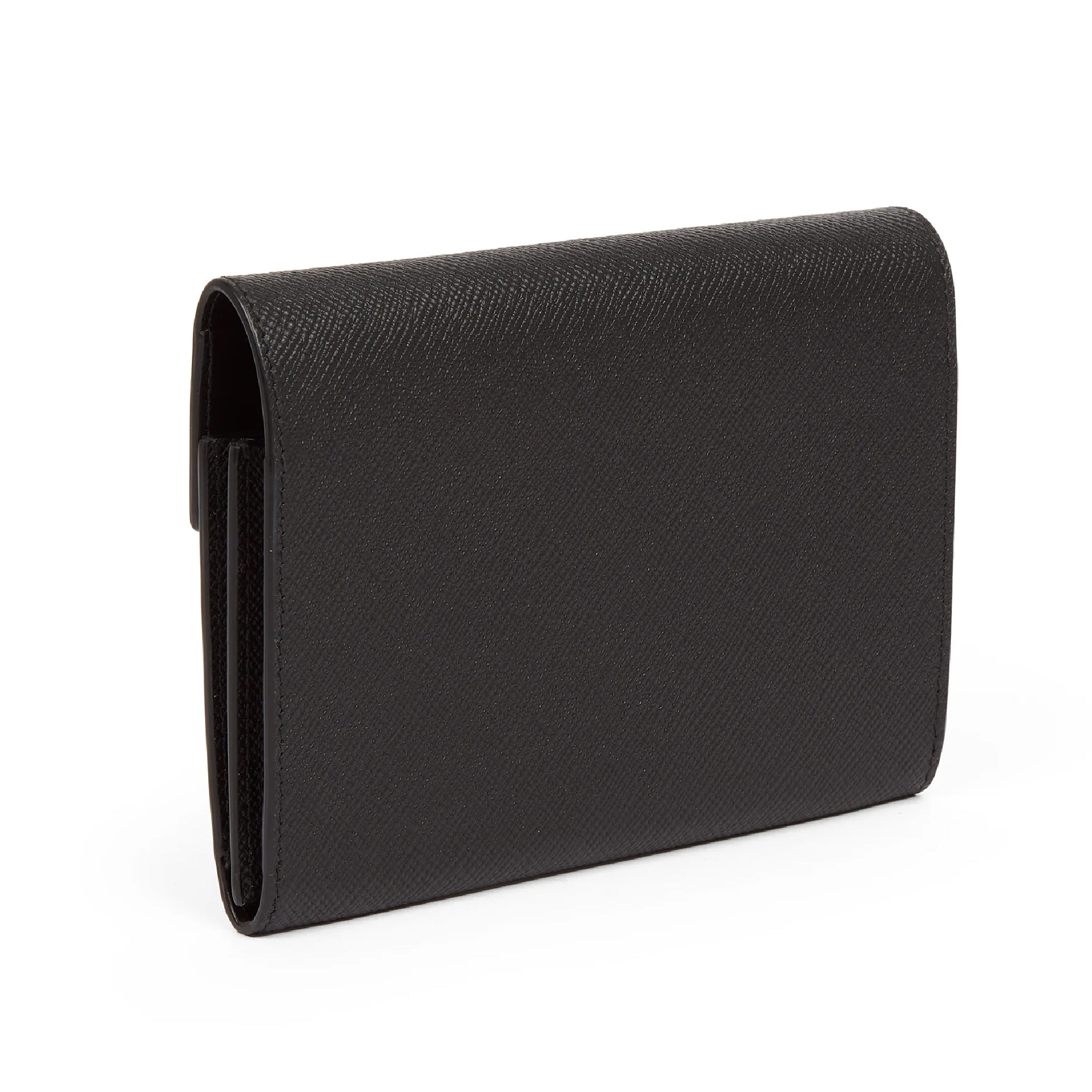 Slim Stationery Holder in Black Panama