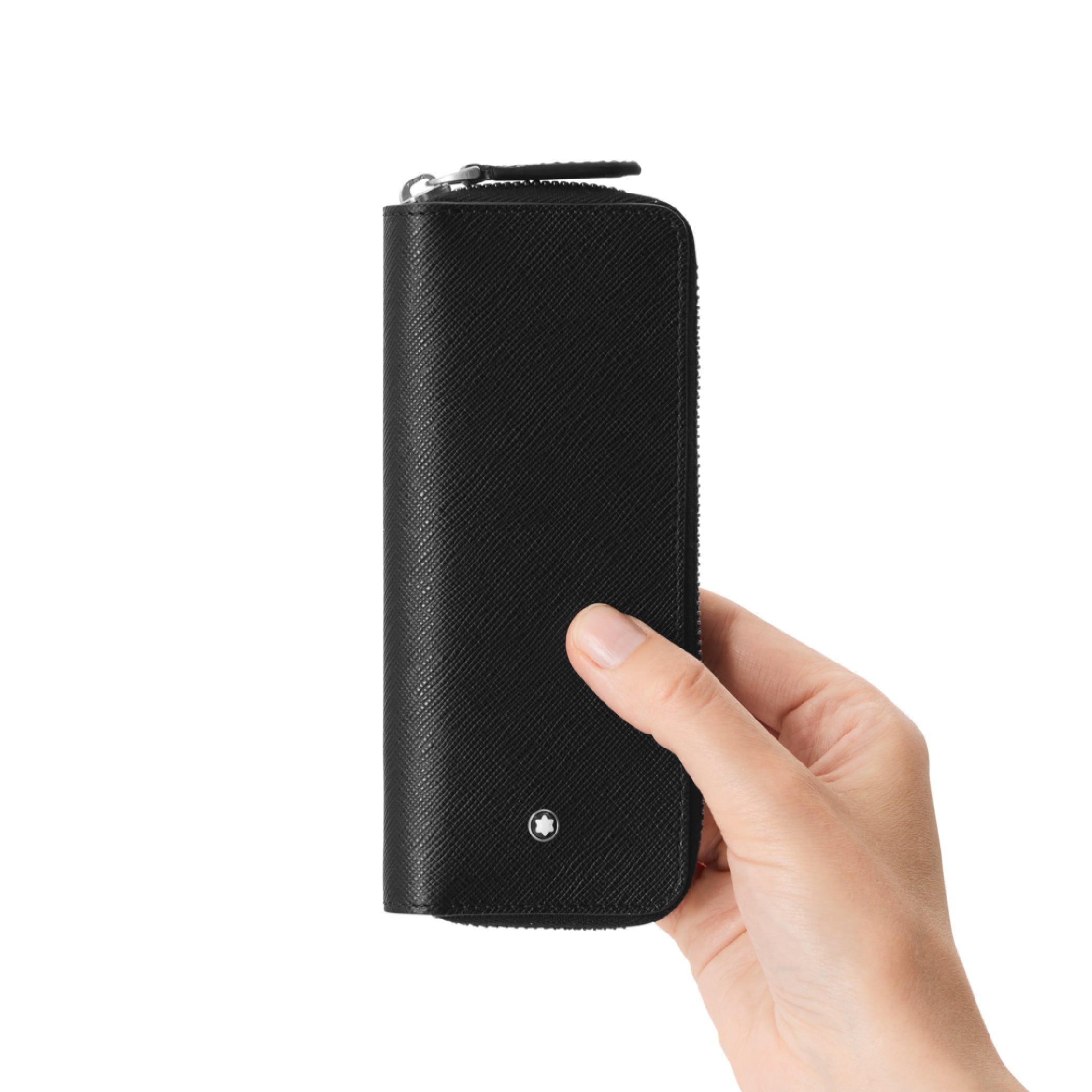 Sartorial 2 Pen Pouch Zip Black